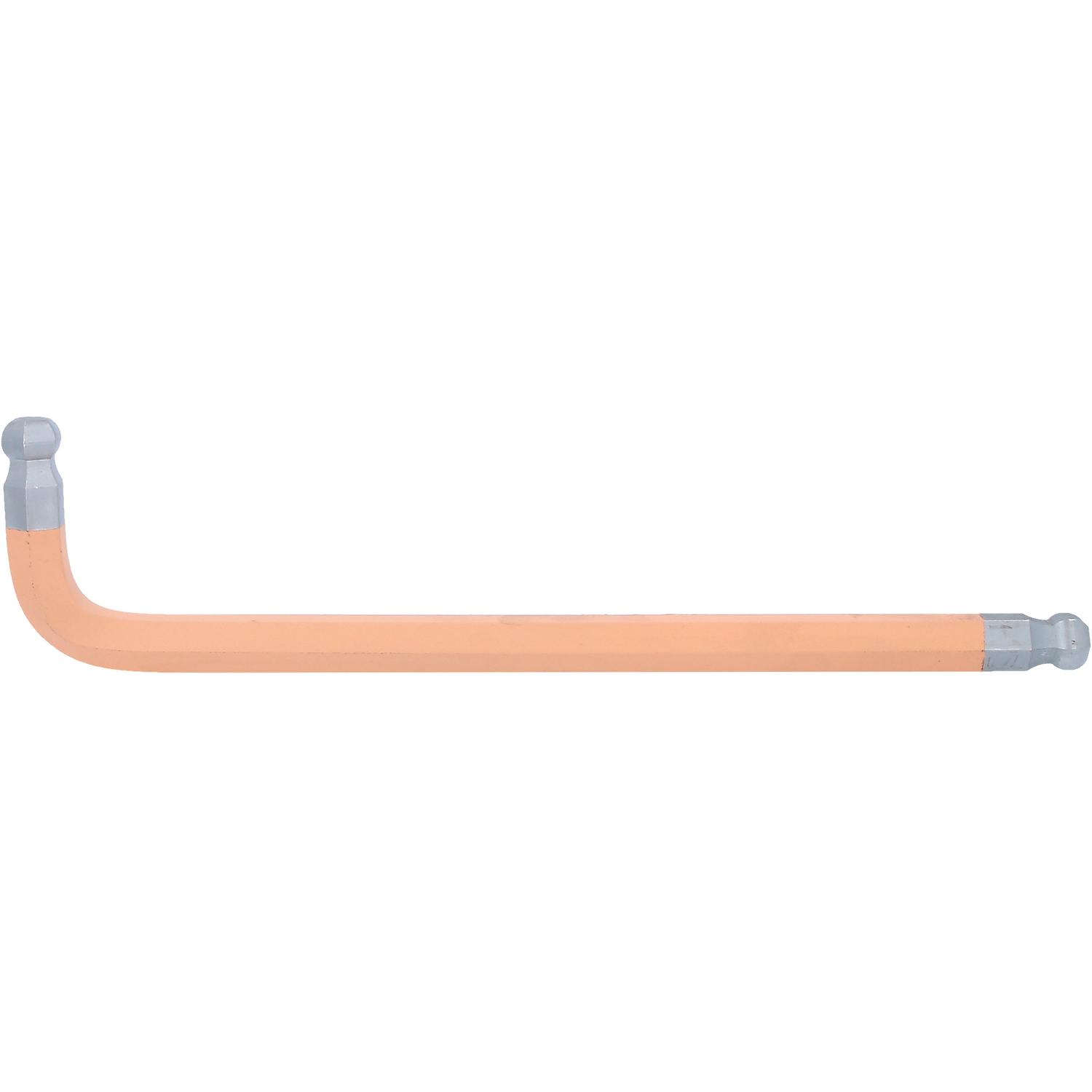 KS Tools Doppel-Kugelkopf-Innensechskant-Winkelstiftschlüssel, XL, 17,0mm, Hellorange-1 Hauptbild