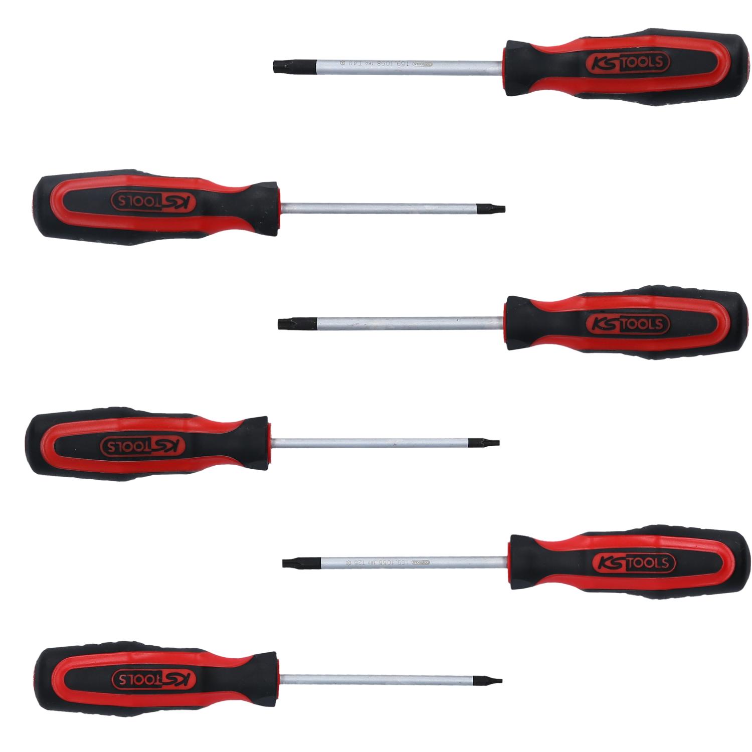 KS Tools ERGOTORQUEplus Schraubendreher-Satz, 6-tlg, Torx mit Bohrung-2 Hauptbild