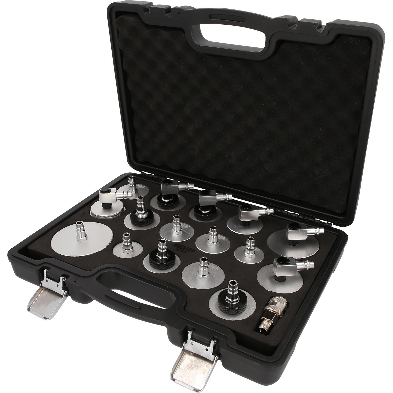 KS Tools Universal-Entlüfterstutzen-Adapter-Satz zur Bremsenentlüftung, 17-tlg-2 Hauptbild