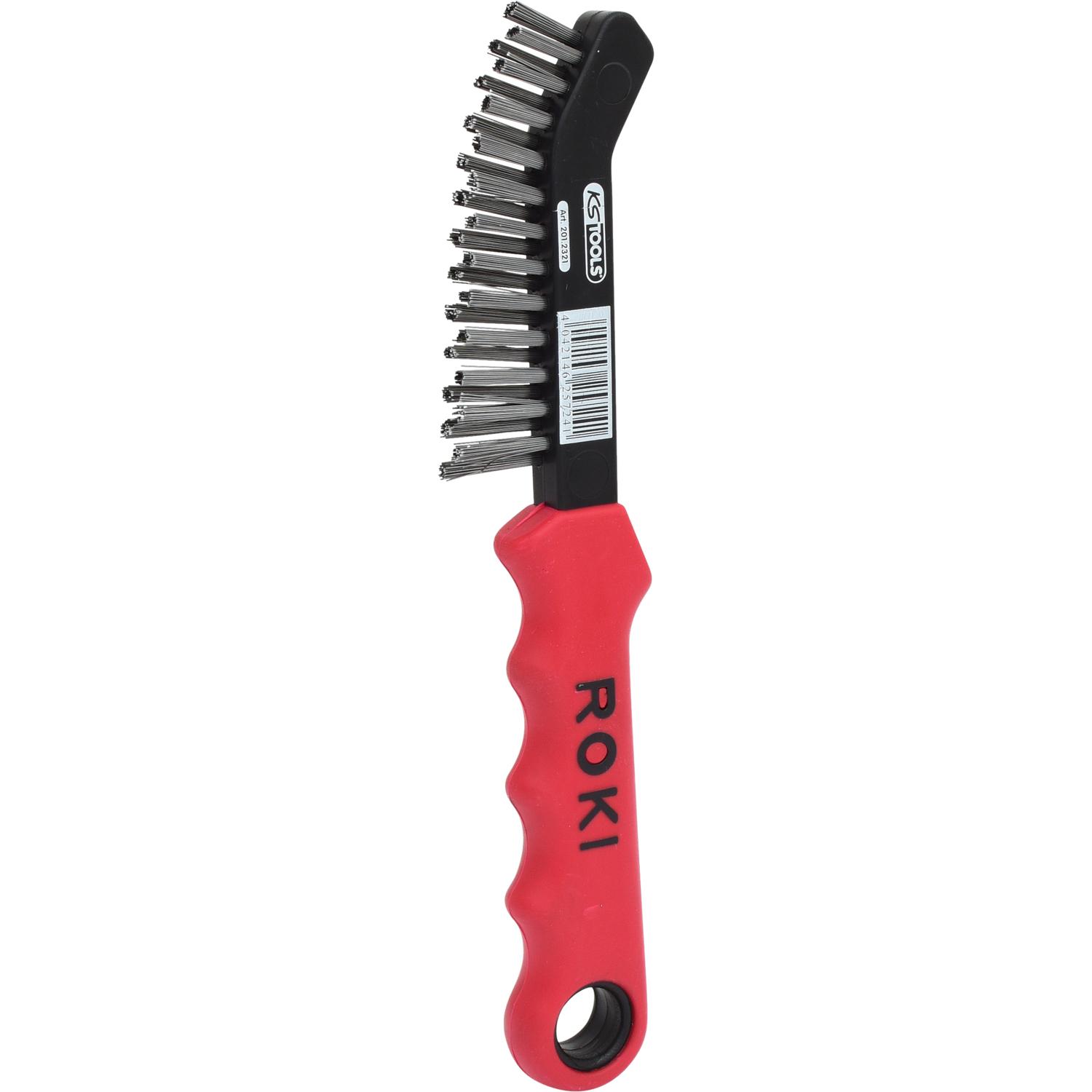 KS Tools Stahldraht-Bremssattel-Drahtbürste 2-reihig, spitz-1 Hauptbild