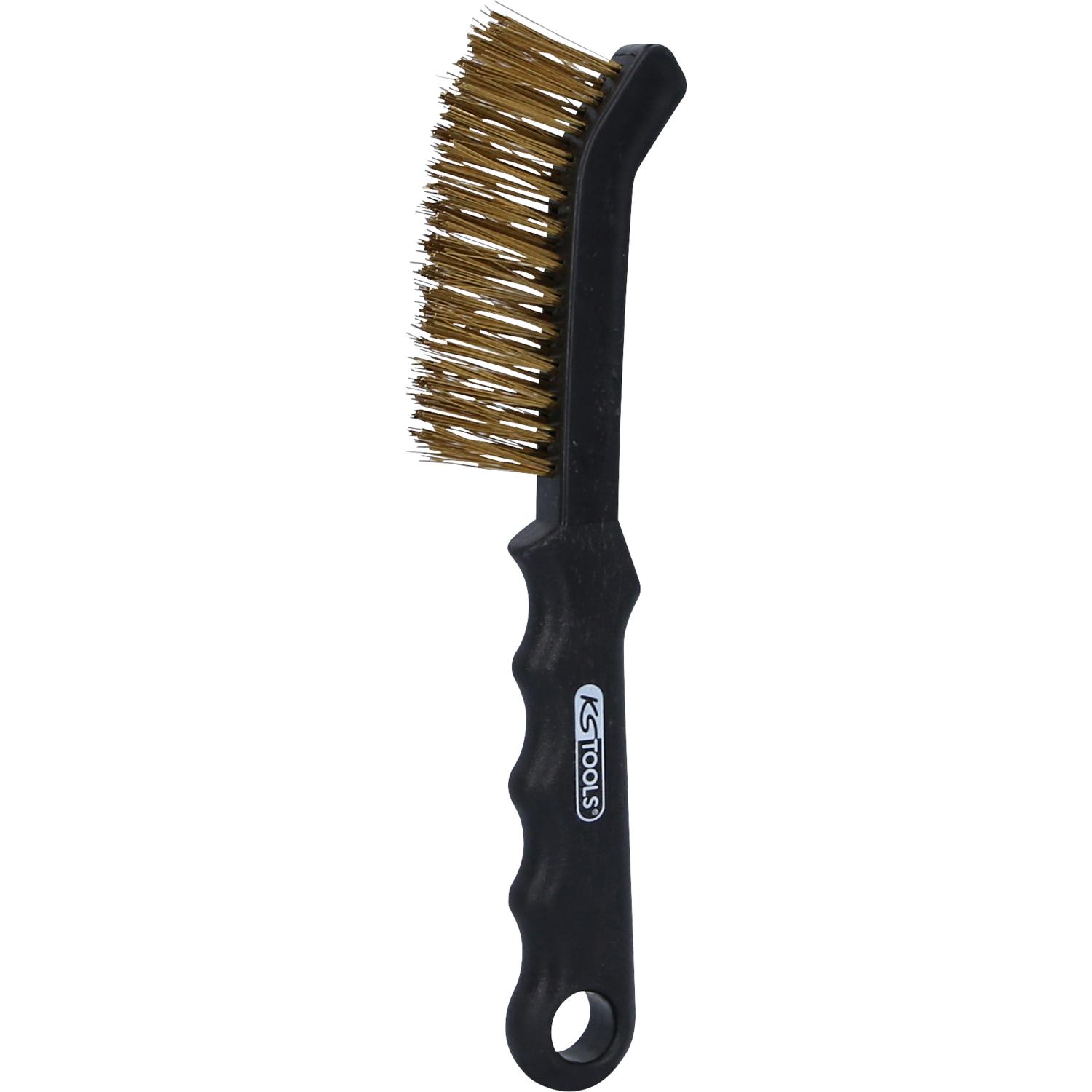 KS Tools Messingdraht-Bremssattel-Drahtbürste 2-reihig, glatt-1 Hauptbild