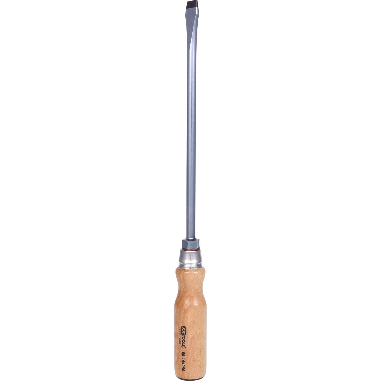 KS Tools ERGOTORQUE WOOD Schlitz-Schraubendreher, 14mm-1 Hauptbild