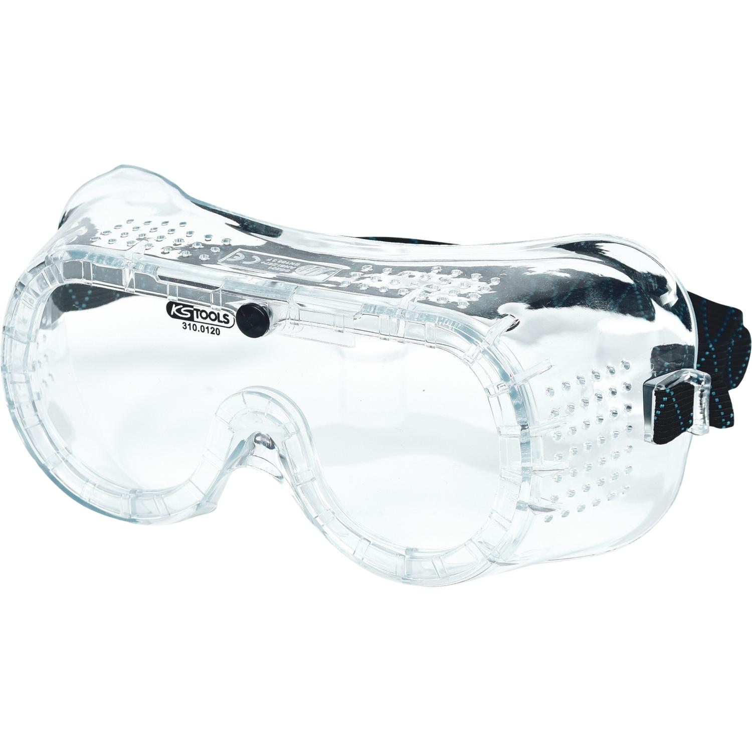 KS Tools Schutzbrille mit Gummiband-transparent, EN 166-3 Hauptbild