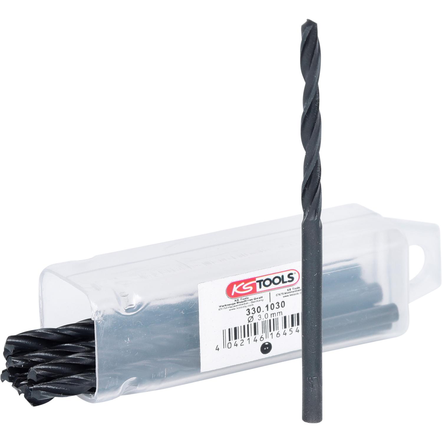 KS Tools HSS-R Spiralbohrer, 3mm, 10er Pack-1 Hauptbild