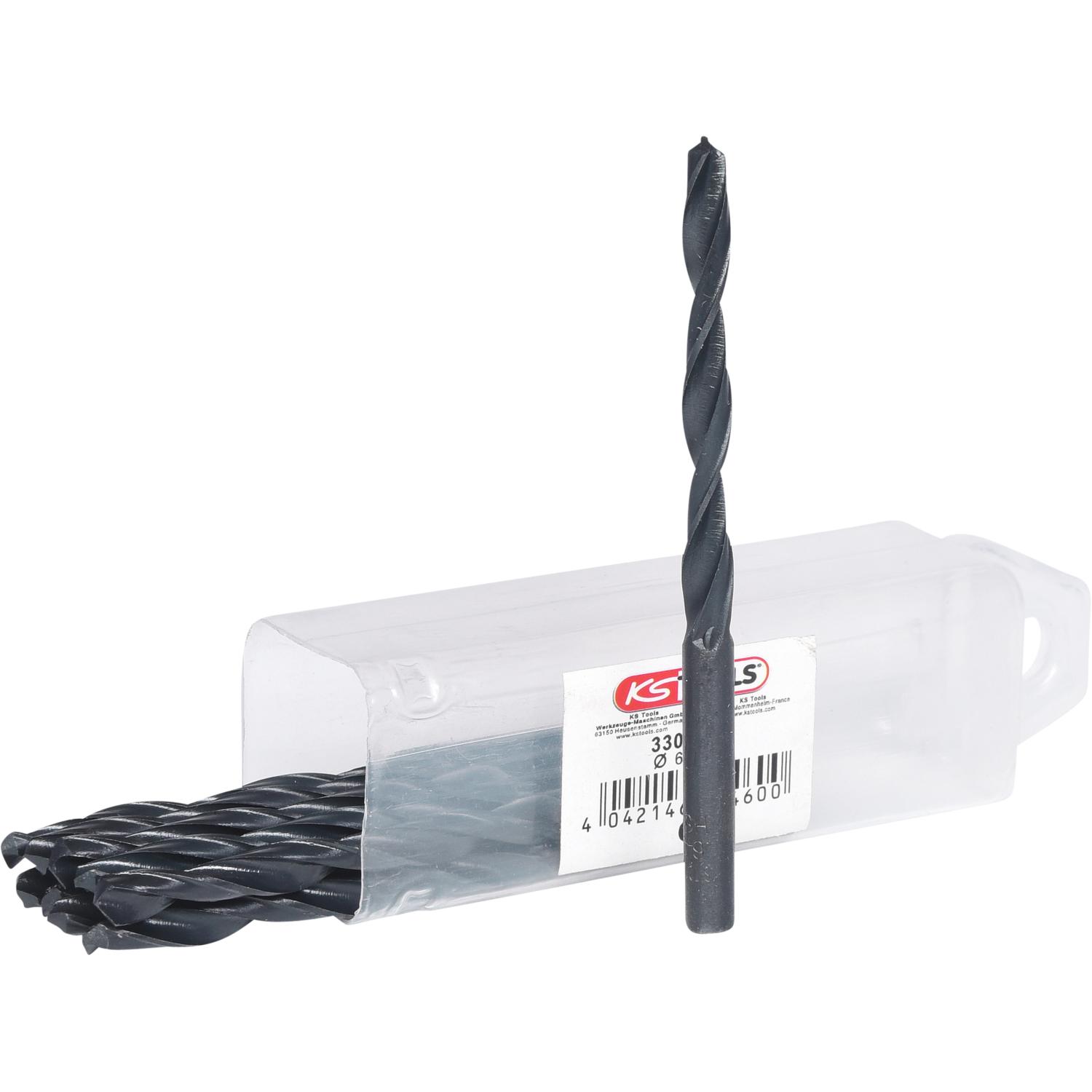 KS Tools HSS-R Spiralbohrer, 6mm, 10er Pack-2 Hauptbild