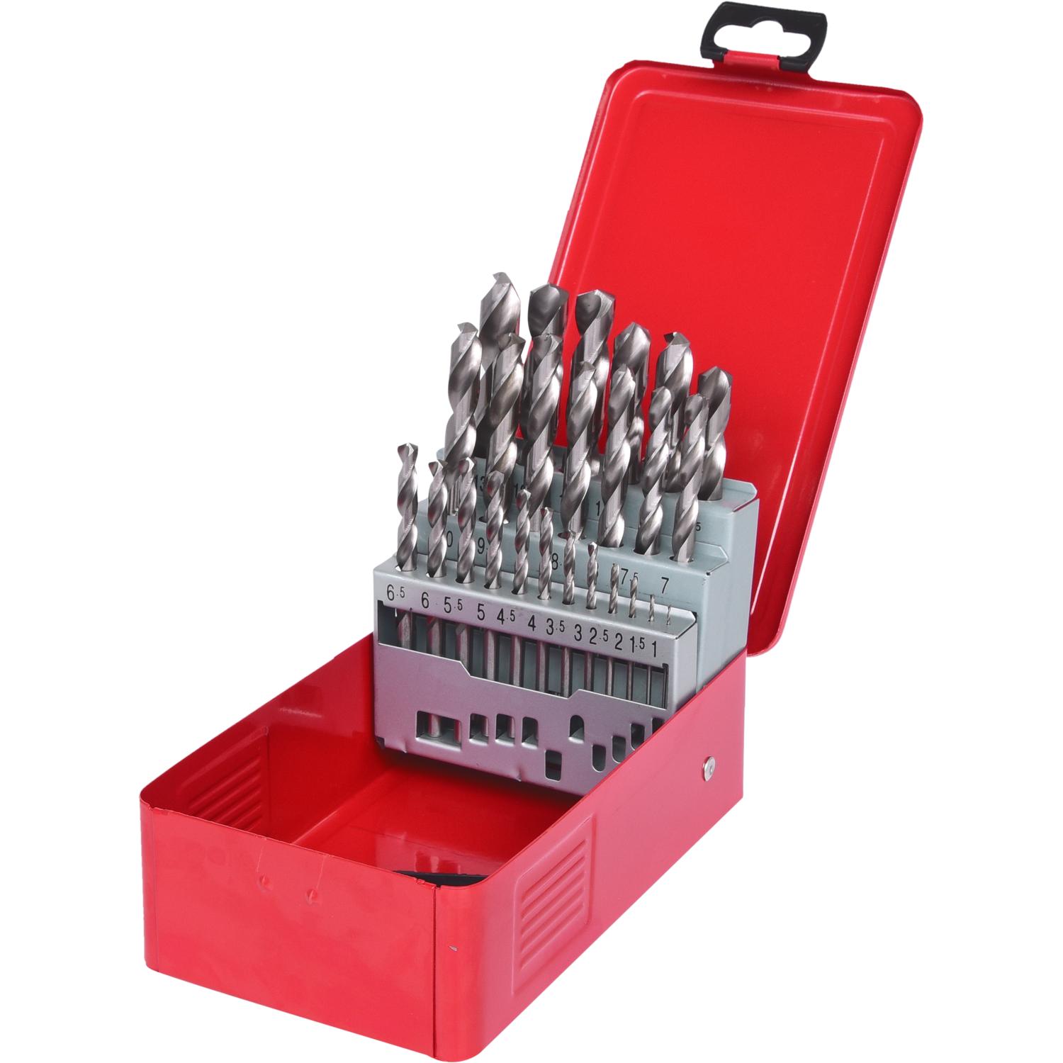 KS Tools HSS-G Spiralbohrer-Satz, Stahlblechkassette, 25-tlg 1-13mm-1 Hauptbild