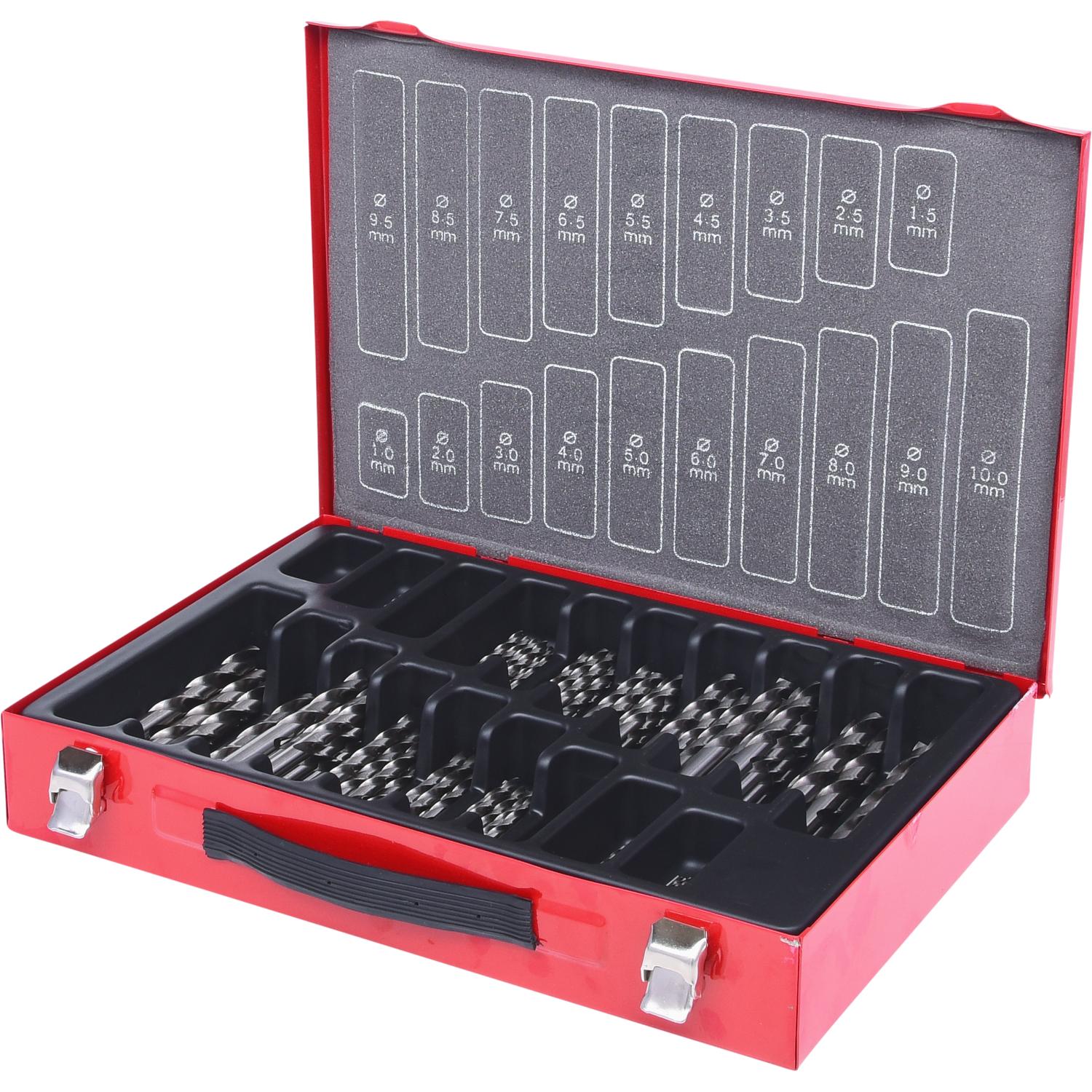 KS Tools HSS-G Spiralbohrer-Satz, 170-tlg, 1-10mm-1 Hauptbild