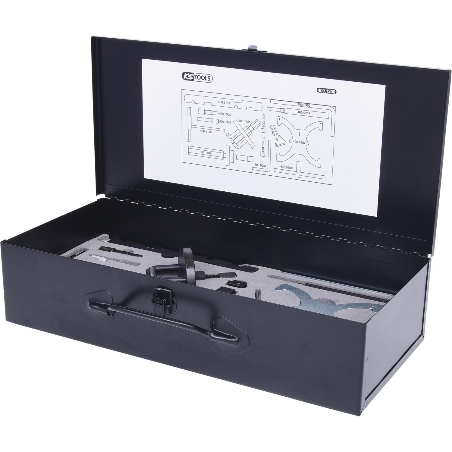 KS Tools Motoreinstell-Werkzeug-Satz für Ford, 17-tlg-1 Hauptbild