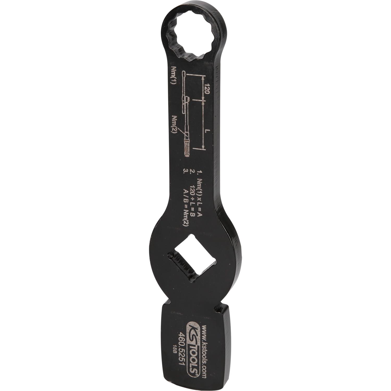 KS Tools 3/4" Schlag-Zwölfkant-Schlüssel mit 2 Schlagflächen, 21 mm-1 Hauptbild