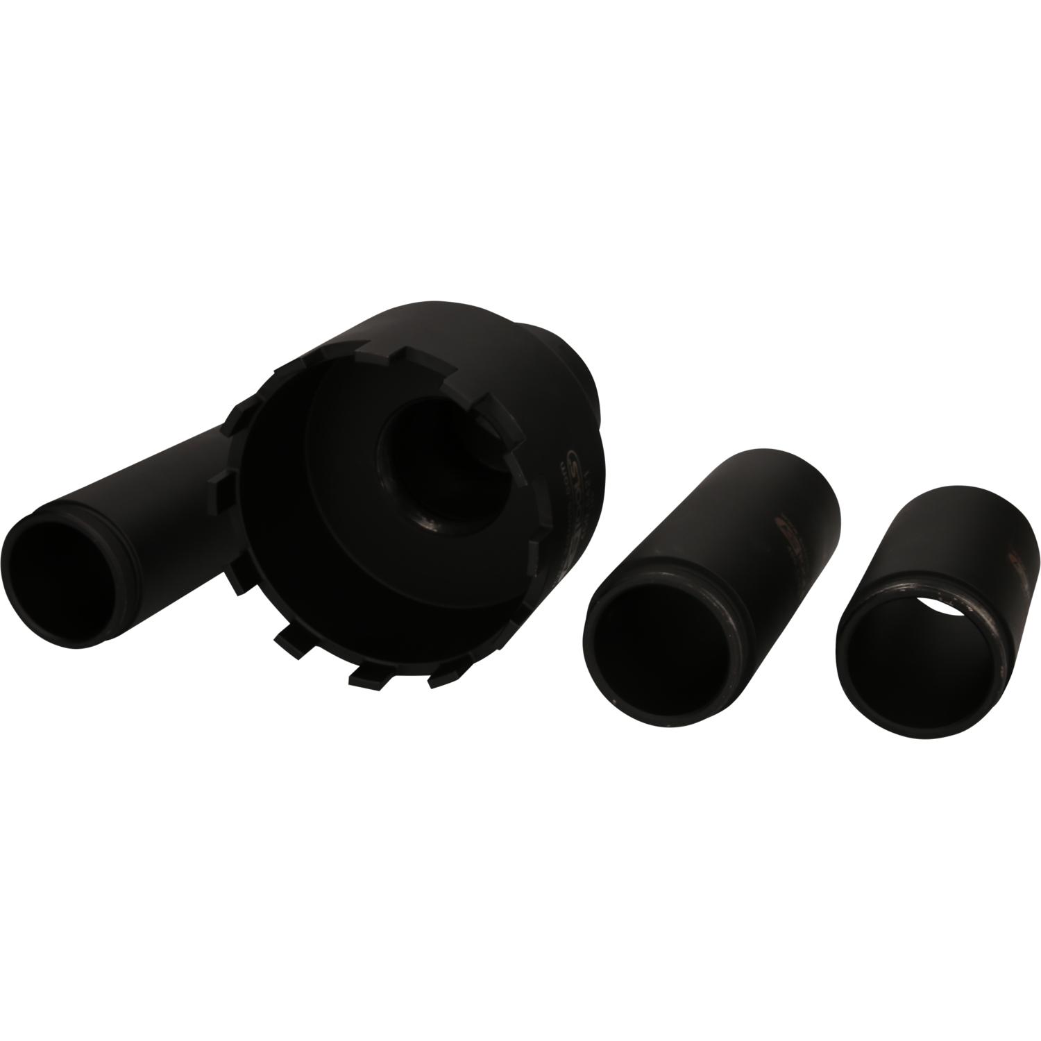 KS Tools Nutmuttern-Schlüssel-Satz mit 3 Führungsrohren für Mercedes, Ø 105,5 mm , 4-tlg-1 Hauptbild
