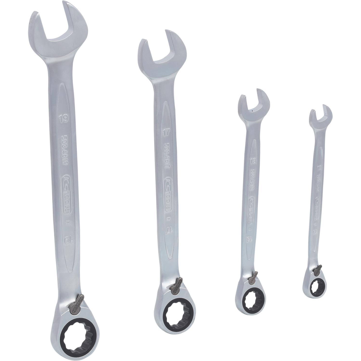 KS Tools GEARplus Ratschenringmaulschlüssel-Satz, umschaltbar, 4-tlg-2 Hauptbild