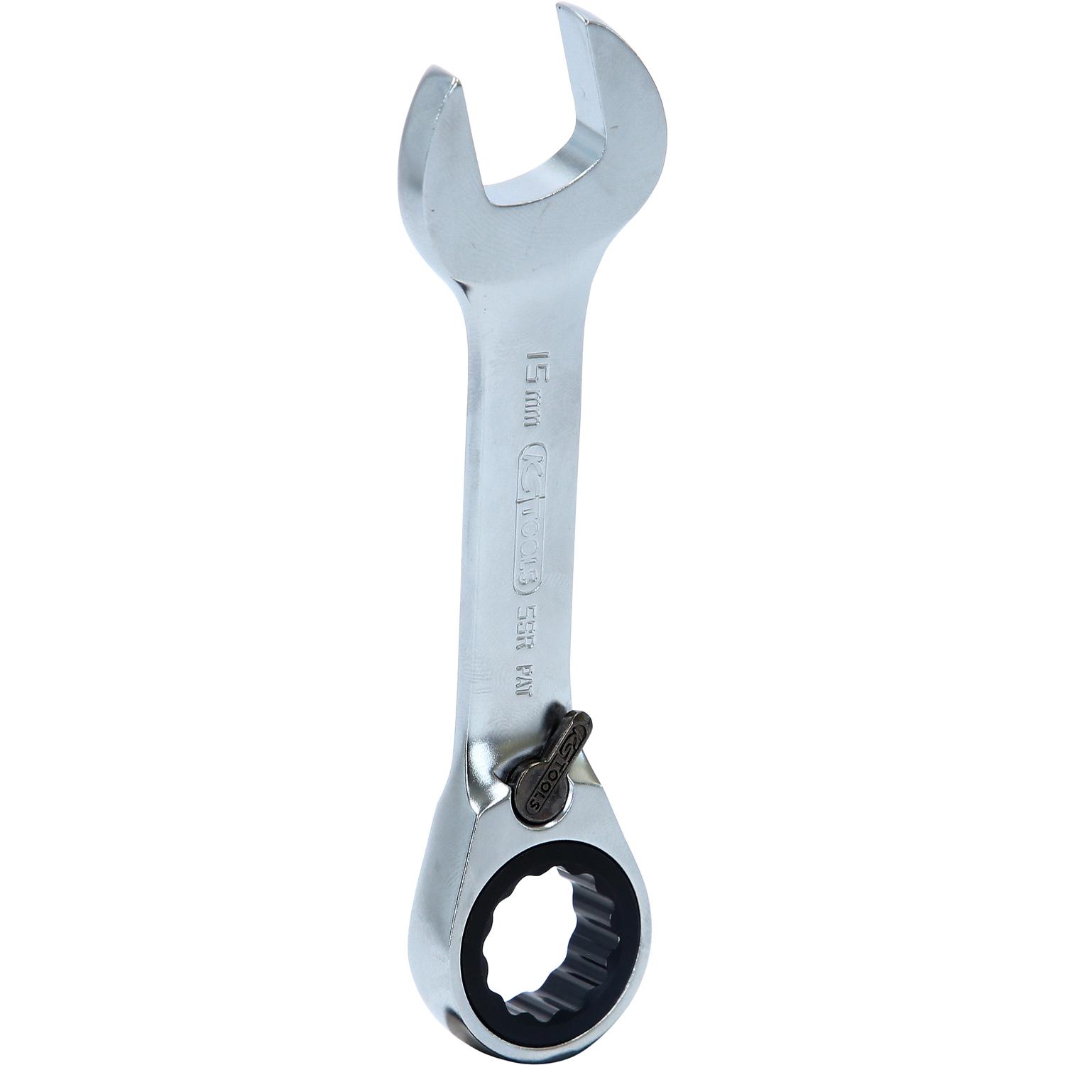 KS Tools GEARplus Ratschenringmaulschlüssel, kurz, 15mm-1 Hauptbild