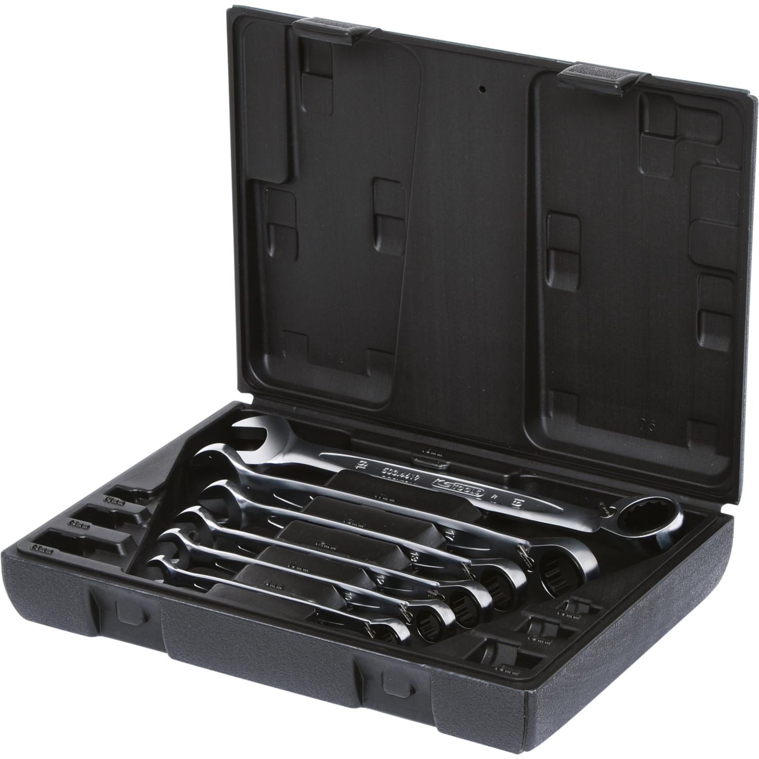KS Tools GEARplus Ratschenringmaulschlüssel-Satz, umschaltbar, 6-tlg-1 Hauptbild