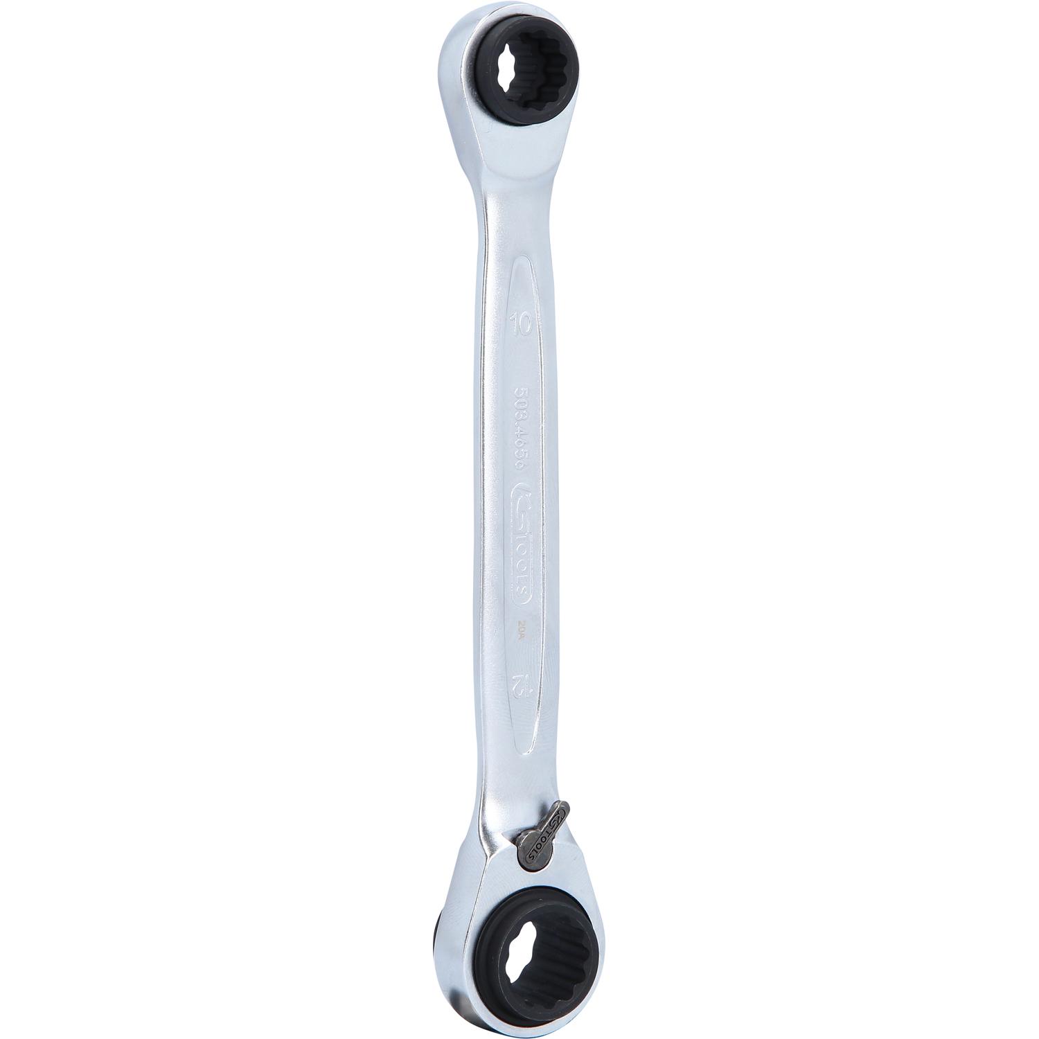 KS Tools 4 in 1 GEARplus umschaltbar Doppel-Ratschenringschlüssel, 8x10x12x13mm-1 Hauptbild