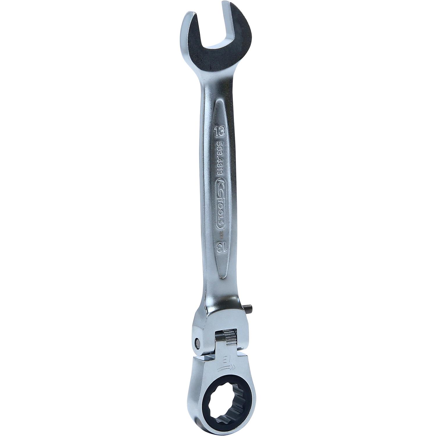 KS Tools GEARplus Gelenk-Ratschenringmaulschlüssel feststellbar, 13mm-1 Hauptbild