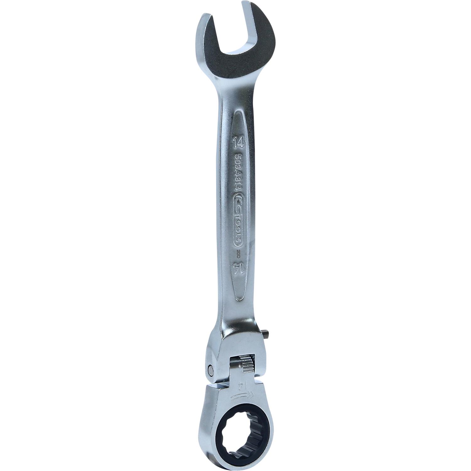 KS Tools GEARplus Gelenk-Ratschenringmaulschlüssel feststellbar, 14mm-1 Hauptbild