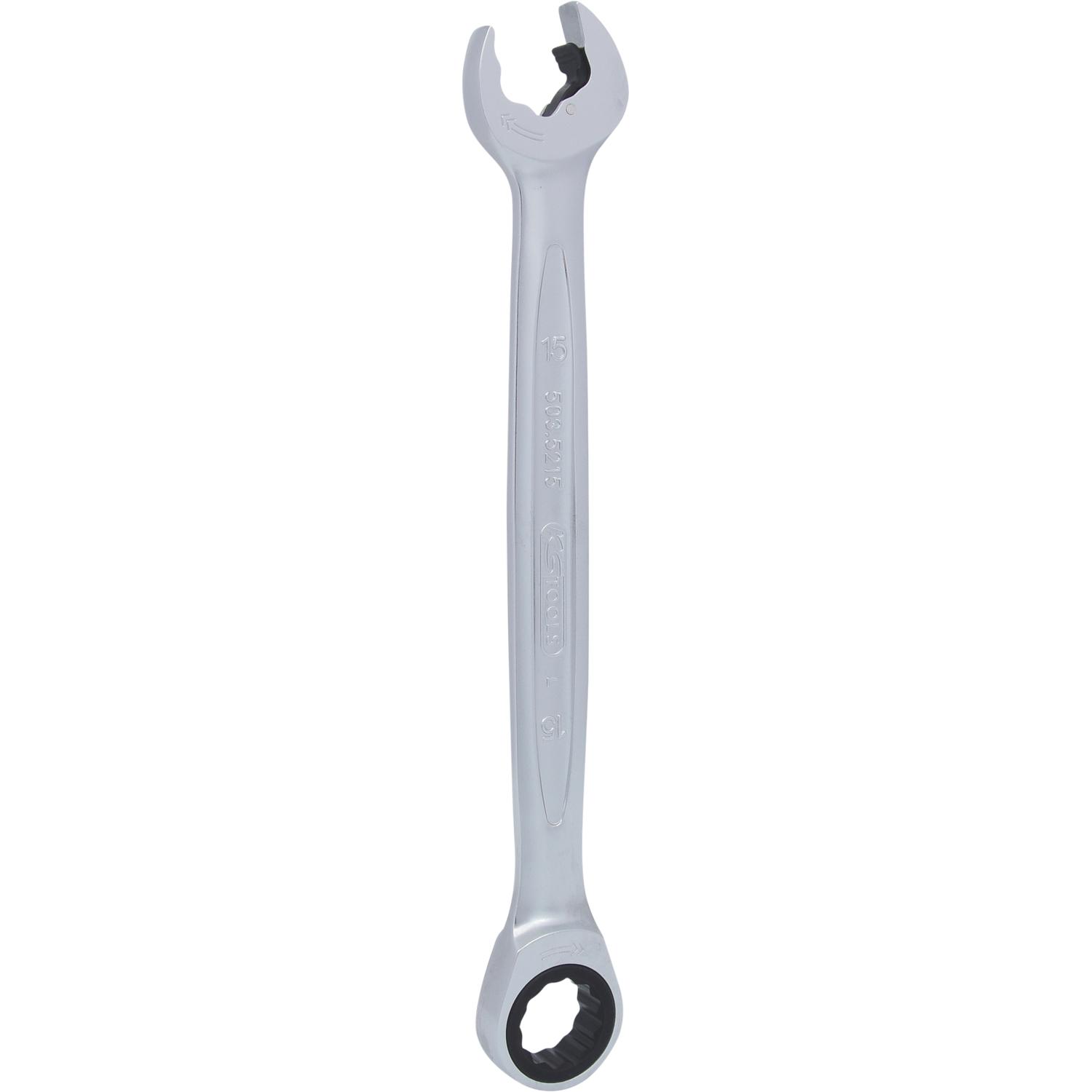 KS Tools DUO GEARplus Ringmaulschlüssel,Maul-Ratschenfunktion 15mm-1 Hauptbild