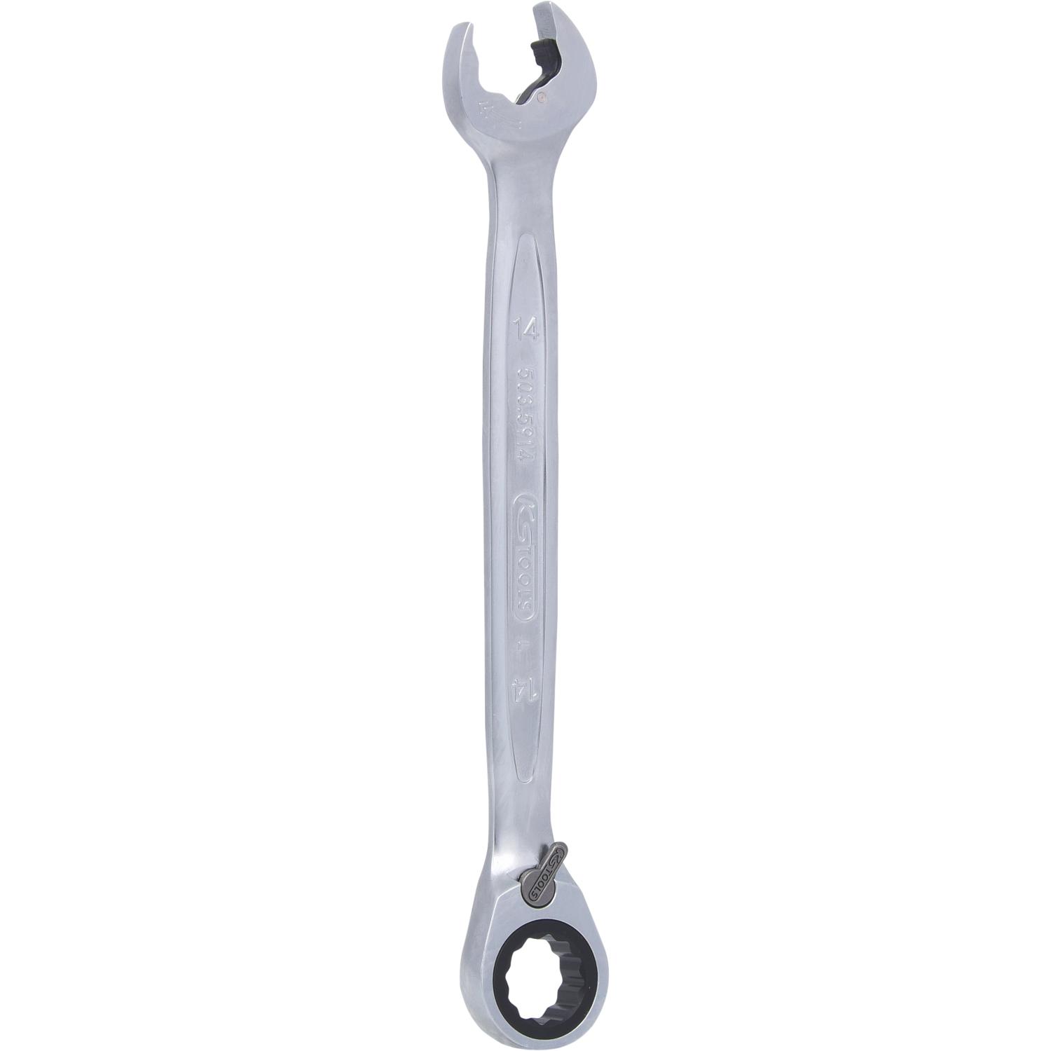 KS Tools DUO GEARplus Ringmaulschlüssel,Maul-Ratschenfunktion 14mm, umschaltbar-2 Hauptbild