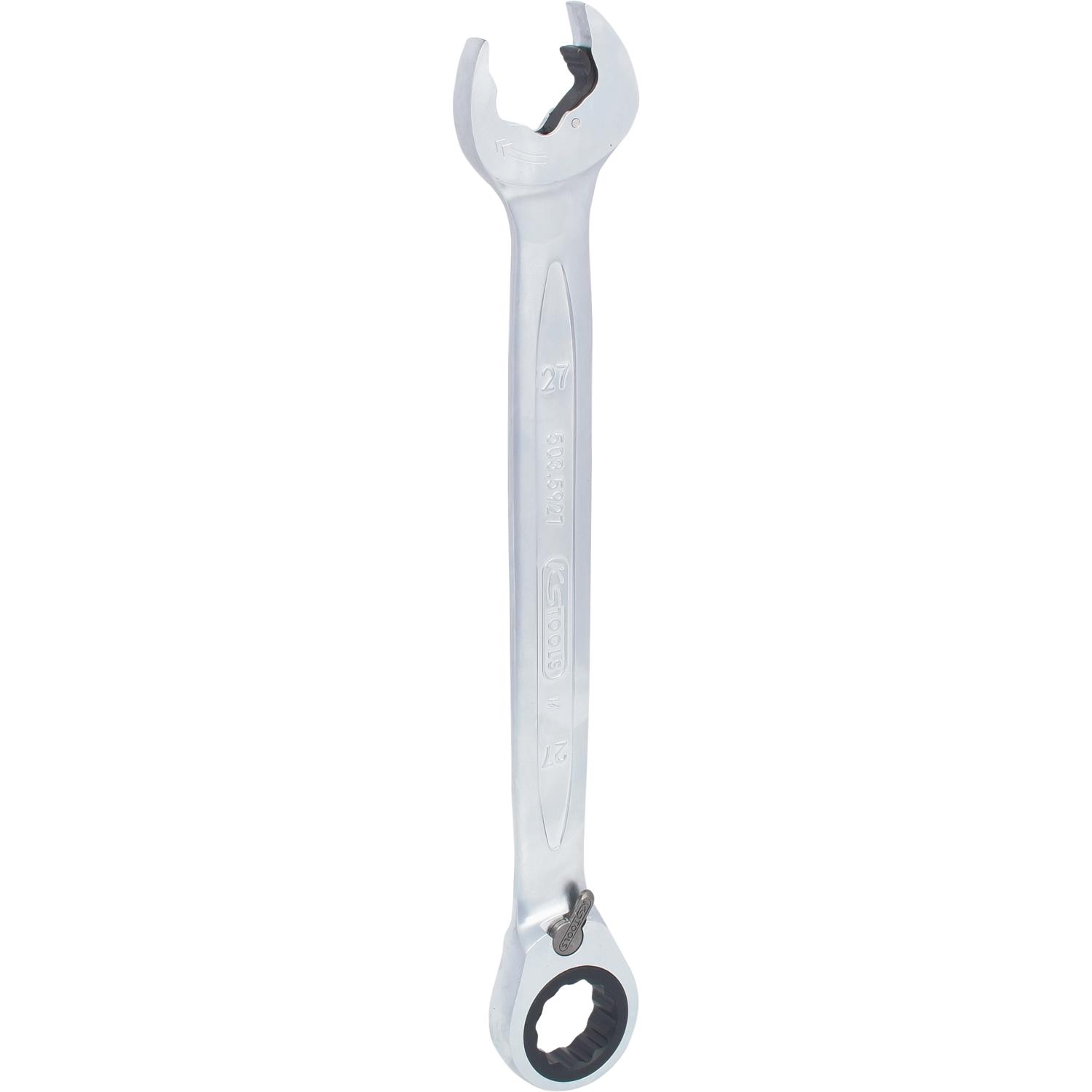 KS Tools DUO GEARplus Ringmaulschlüssel,Maul-Ratschenfunktion 27mm, umschaltbar-3 Hauptbild