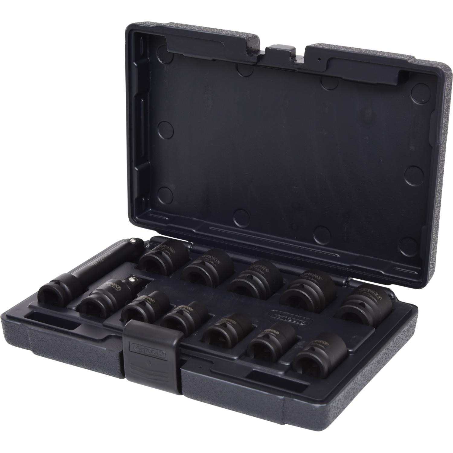 KS Tools 1/2" Sechskant-Kraft-Stecknuss-Satz, kurz, 12-tlg-2 Hauptbild