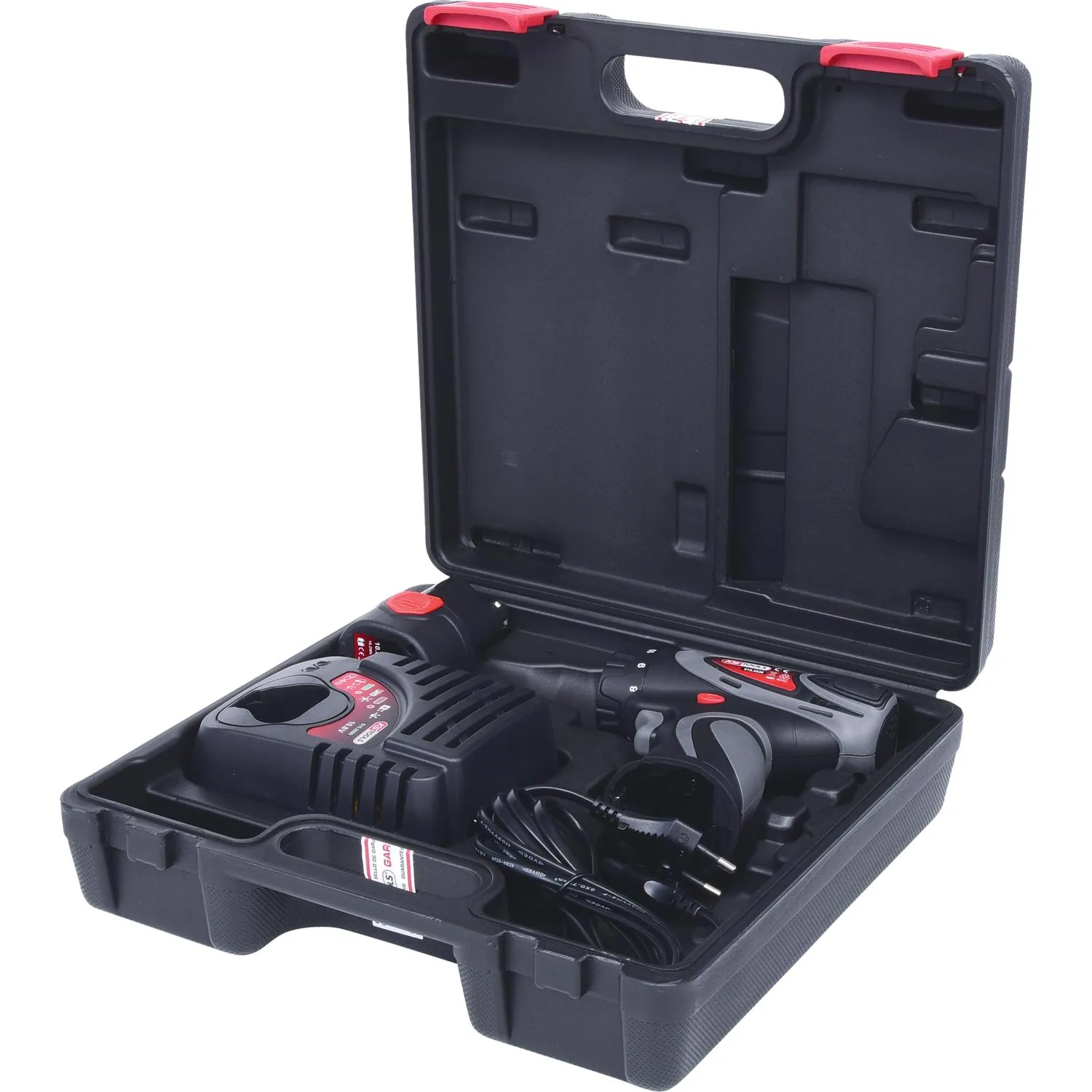 KS Tools 1/4" Akku-Bit-Schrauber, 24Nm, 400 U/min 10,8V, mit 1 Akku und 1 Ladegerät-1 Hauptbild