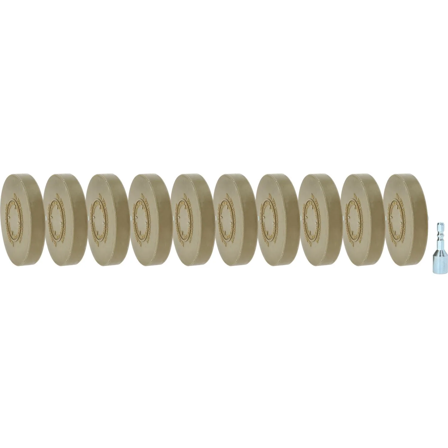 KS Tools Gummi-Radierteller für matte Lacke, 88 mm, 10er Pack-2 Hauptbild