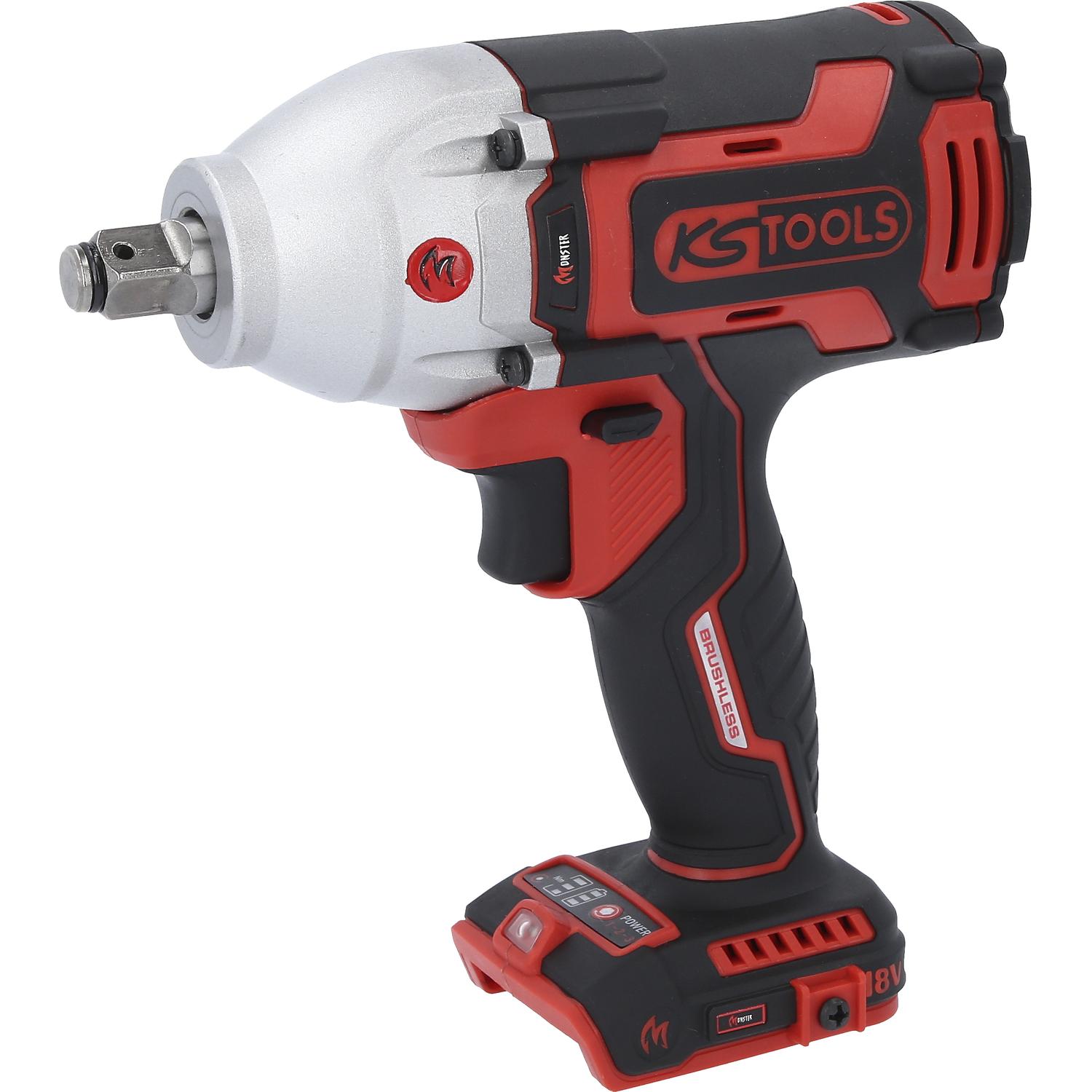 KS Tools eMONSTER 1/2" Brushless-Akku-Schlagschrauber, ohne Akku und Ladegerät-1 Hauptbild