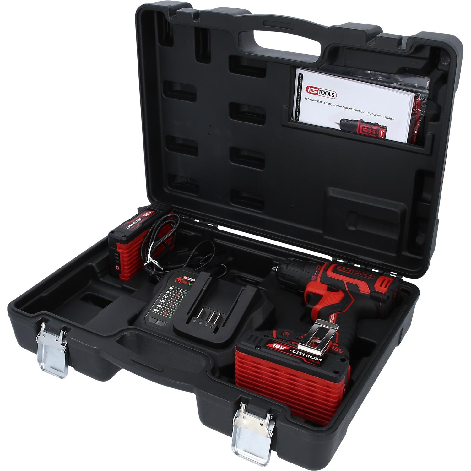 KS Tools eMONSTER Brushless-Akku-Bohr-Schrauber-Satz, 4-tlg-2 Hauptbild