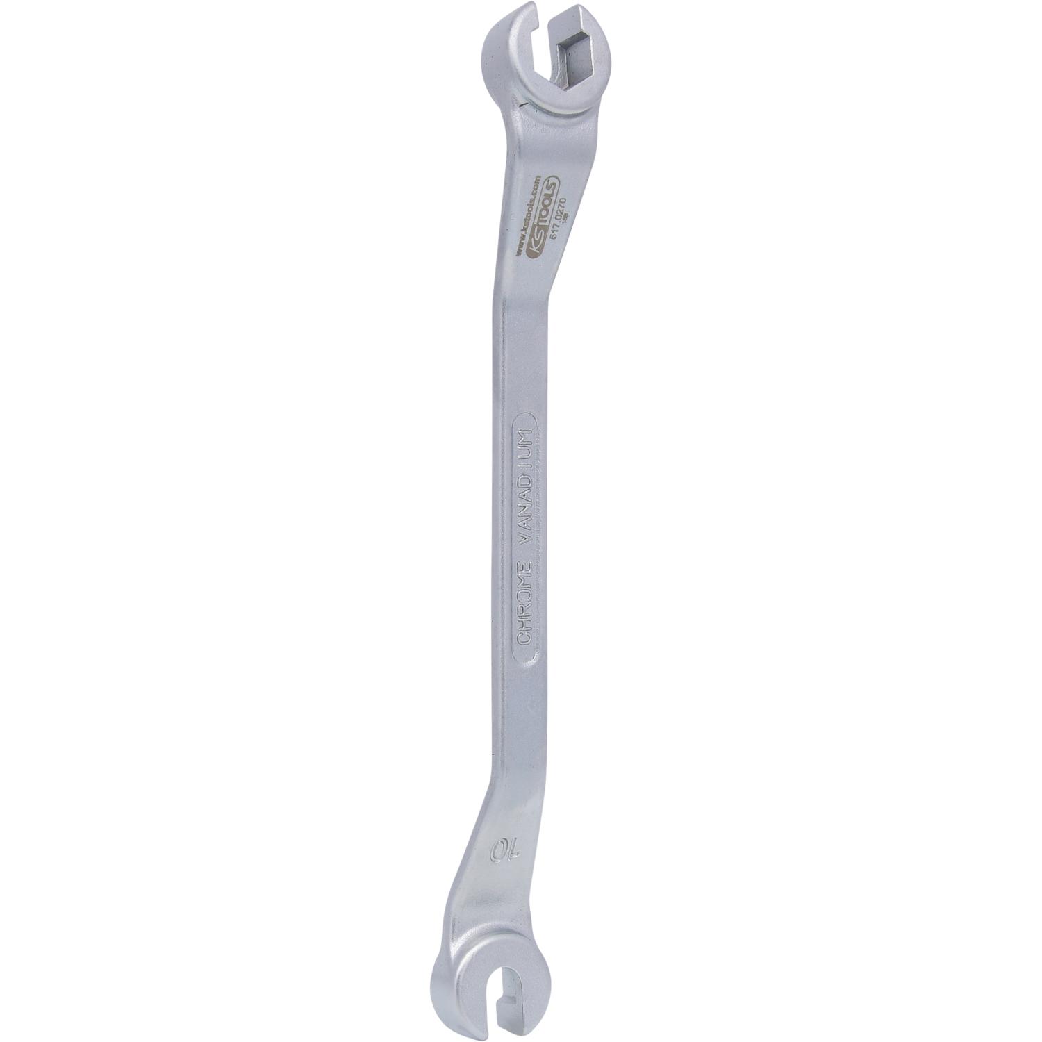 KS Tools CHROMEplus Offener Doppel-Ringschlüssel, gekröpft, 10x11mm-1 Hauptbild