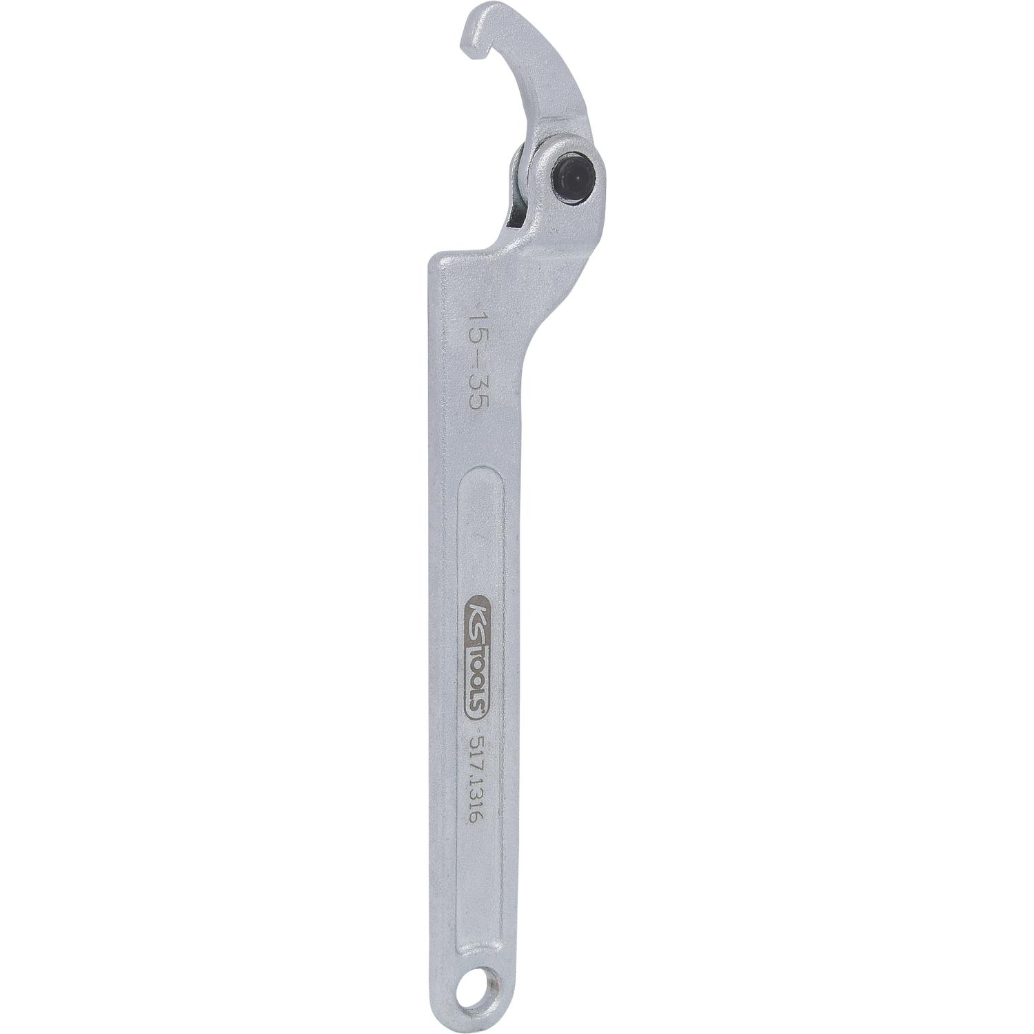 KS Tools Gelenk-Hakenschlüssel mit Nase, 15-35 mm-1 Hauptbild