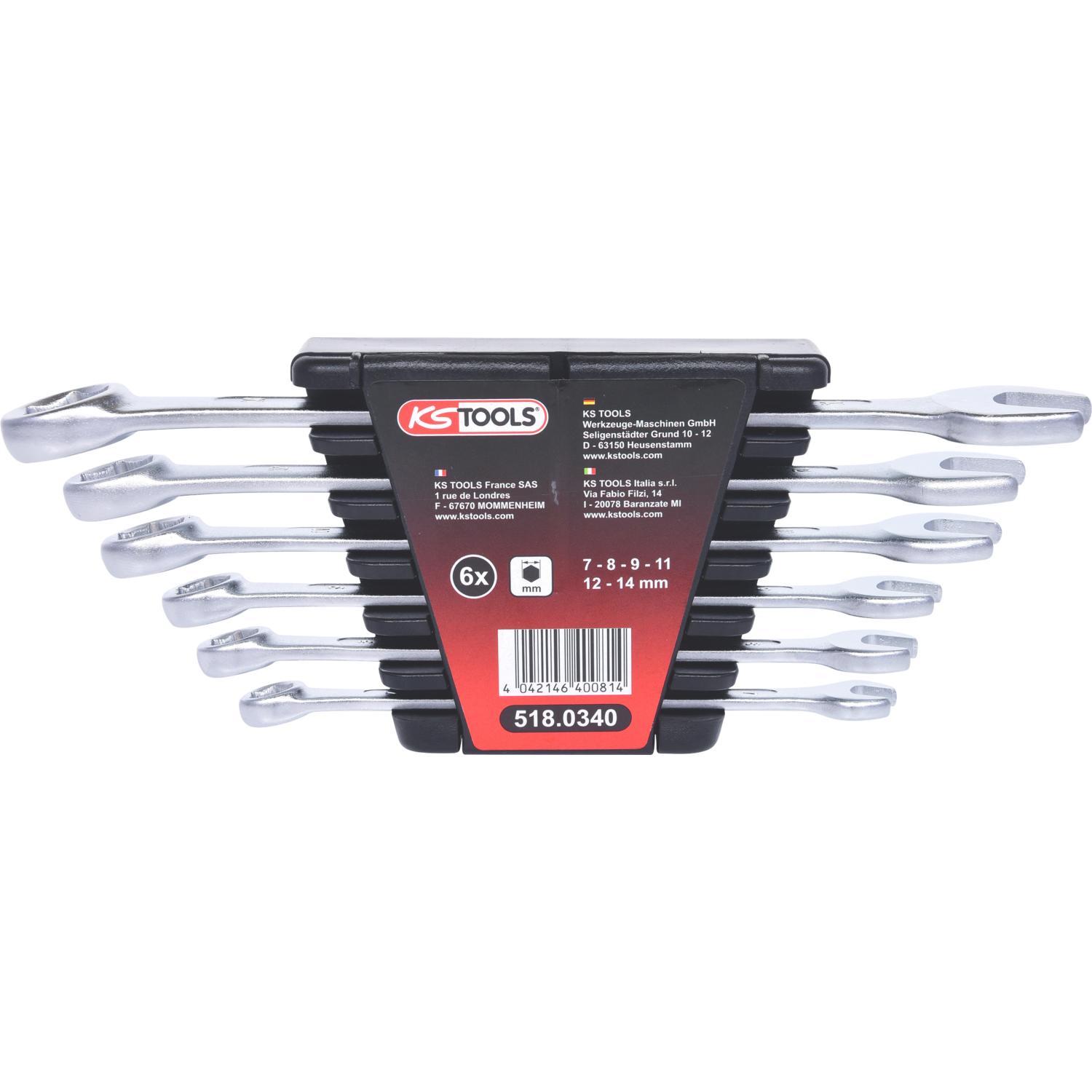KS Tools Bremssystem-Entlüfterschlüssel-Satz, 6-tlg-2 Hauptbild