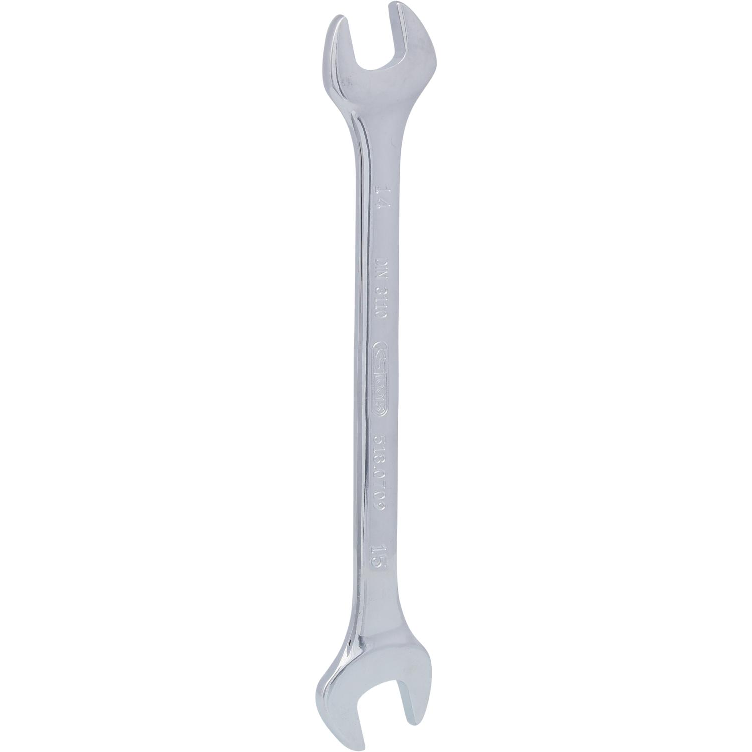 KS Tools CHROMEplus Doppel-Maulschlüssel, 14x15mm-1 Hauptbild