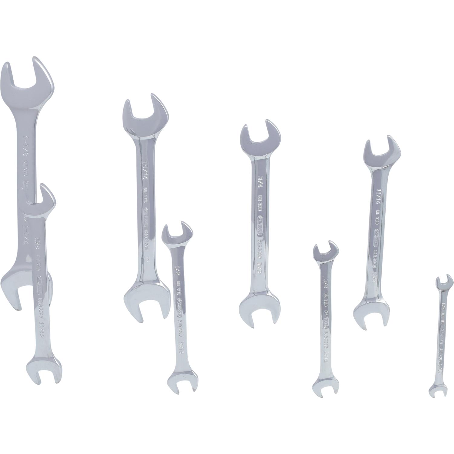 KS Tools CHROMEplus Doppel-Maulschlüssel-Satz, 8-tlg-2 Hauptbild