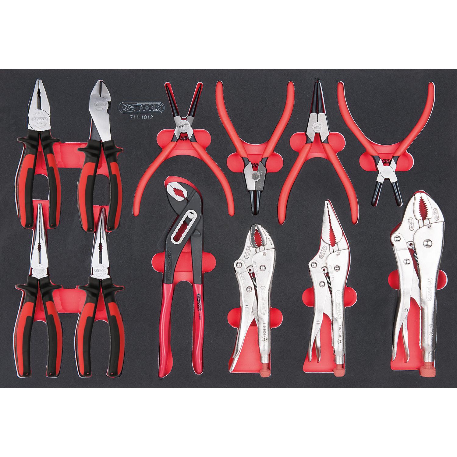 KS Tools SCS Zangen-Satz, 12-tlg in 1/1 Systemeinlage-1 Hauptbild