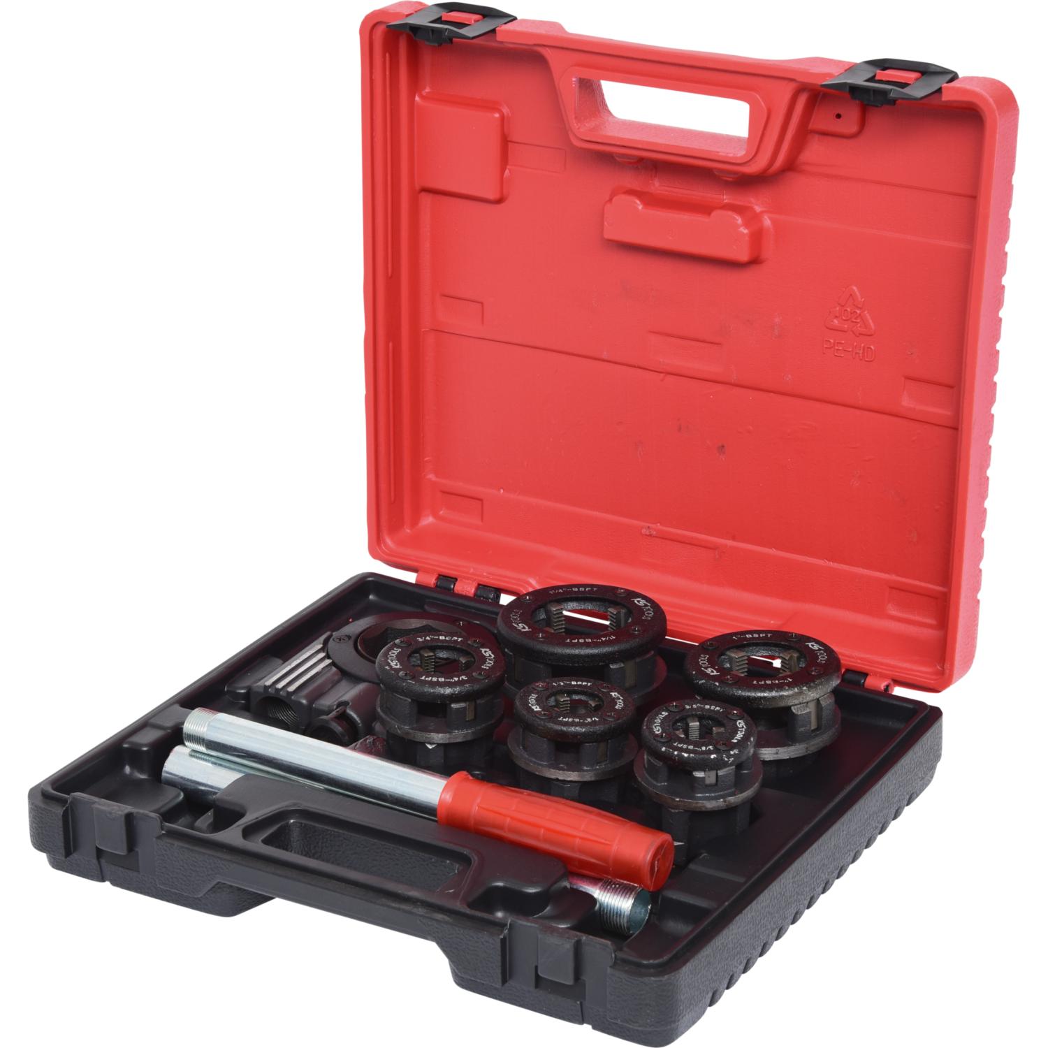 KS Tools Gewinde-Schneidkluppen-Satz 3/8"-1.1/4", 8-tlg-2 Hauptbild