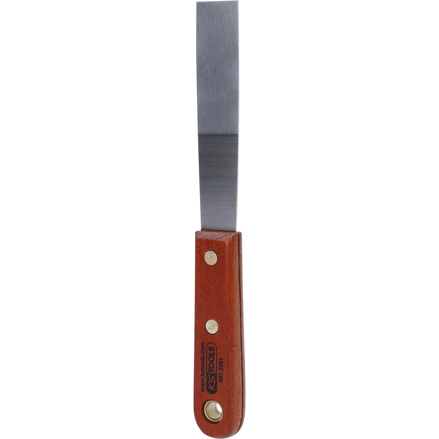 KS Tools Edelstahl-Spachtel, 25mm, mit Holzgriff-1 Hauptbild
