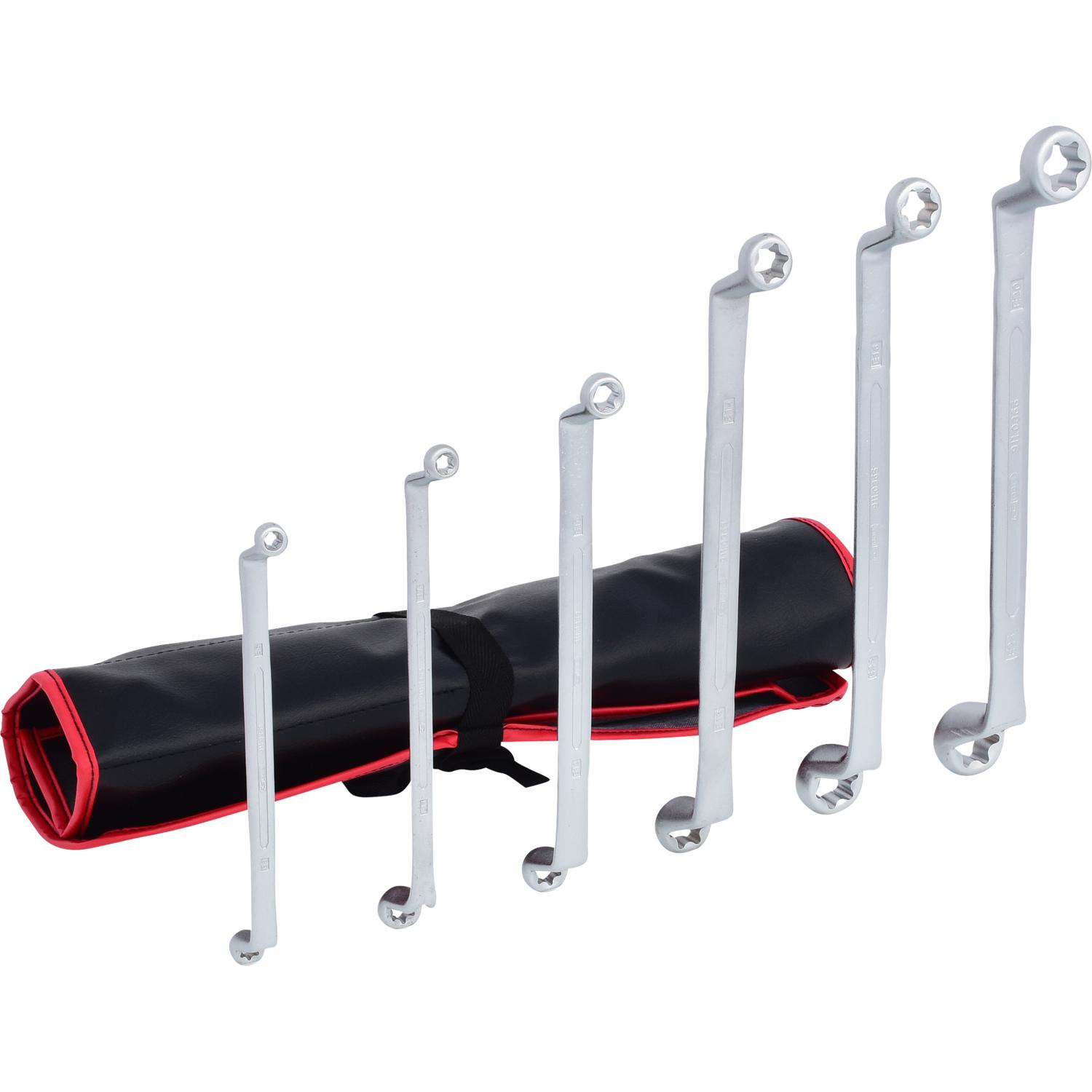 KS Tools Doppel-Ringschlüssel-Satz Torx-E, gekröpft, 6-tlg-2 Hauptbild