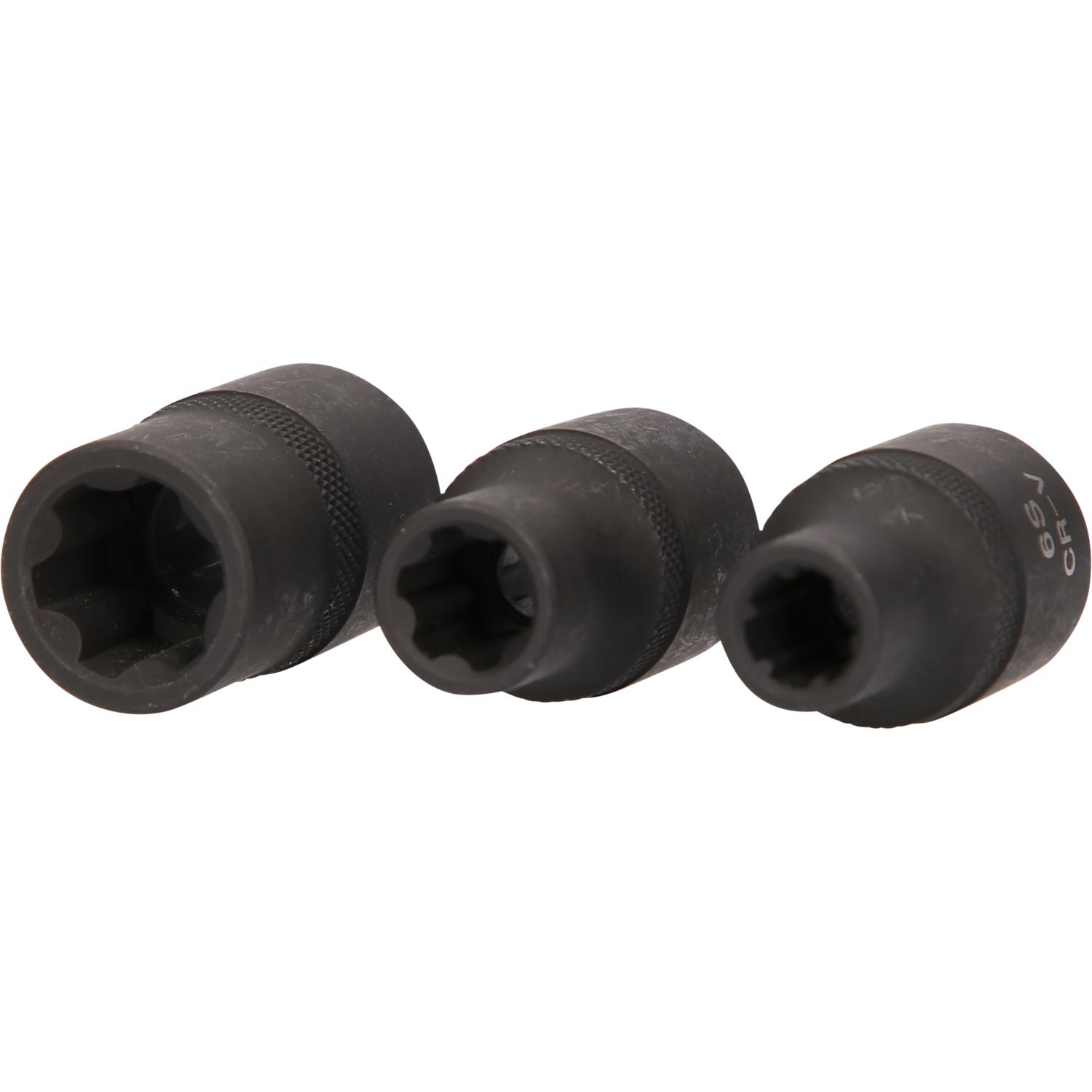 KS Tools 1/2" RIBE®-Kraft-Stecknuss-Satz, kurz, 3-tlg-2 Hauptbild