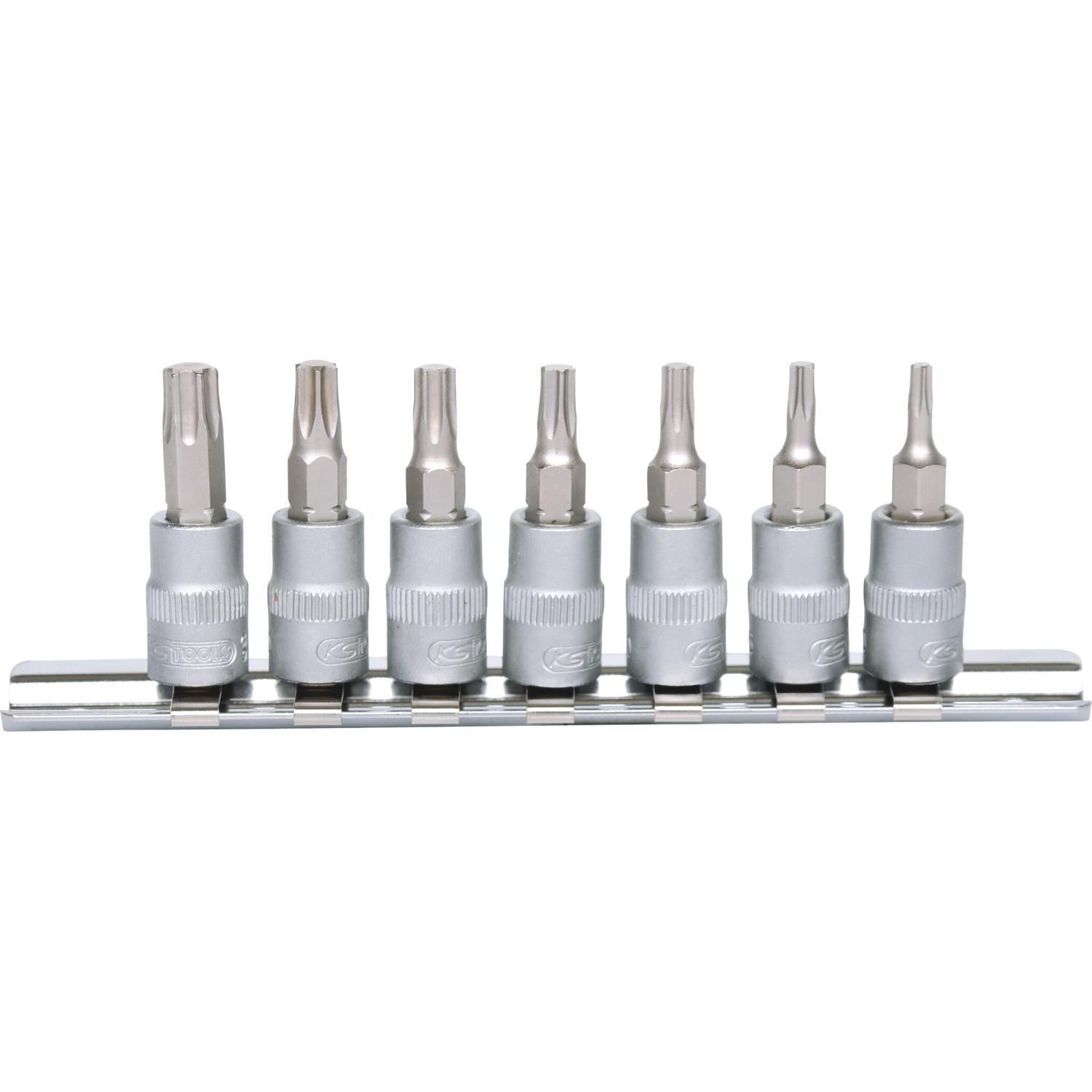 KS Tools 1/4" Bit-Stecknuss-Satz Torx, 7-tlg, T10-T40-1 Hauptbild