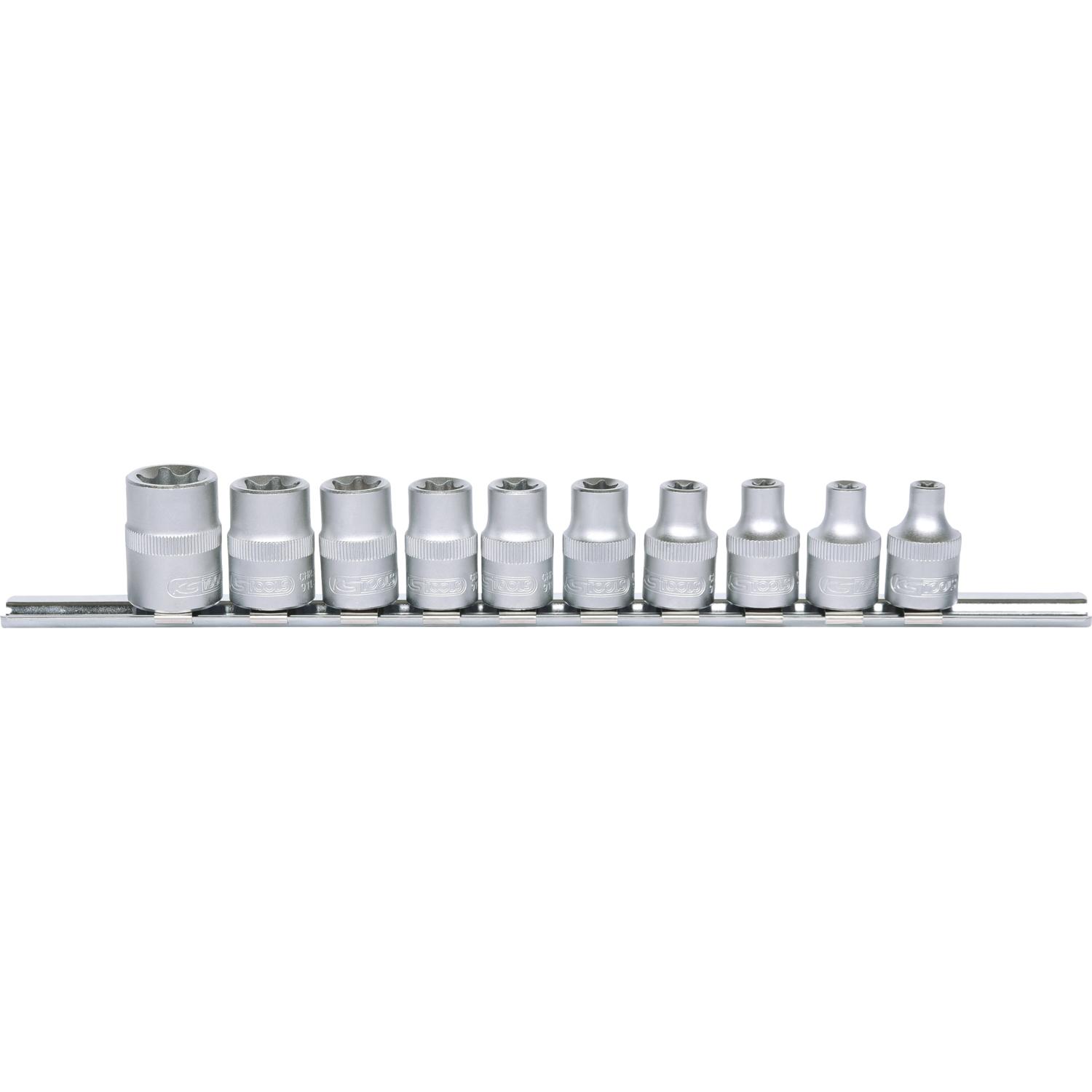 KS Tools 3/8" Torx-E Stecknuss-Satz, 10-tlg, E5-E18-1 Hauptbild