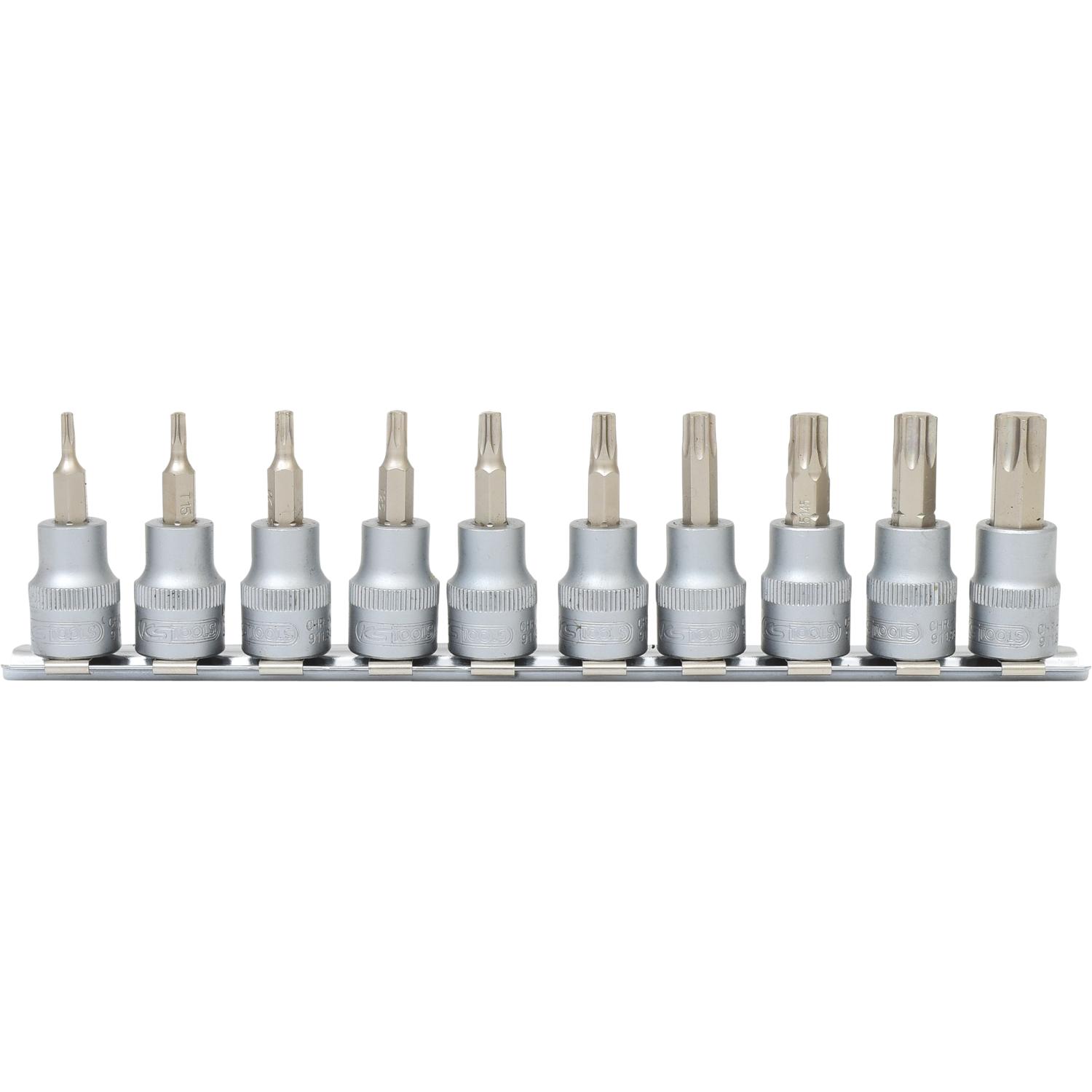 KS Tools 3/8" Bit-Stecknuss-Satz Torx, 10-tlg, T10-T55-1 Hauptbild