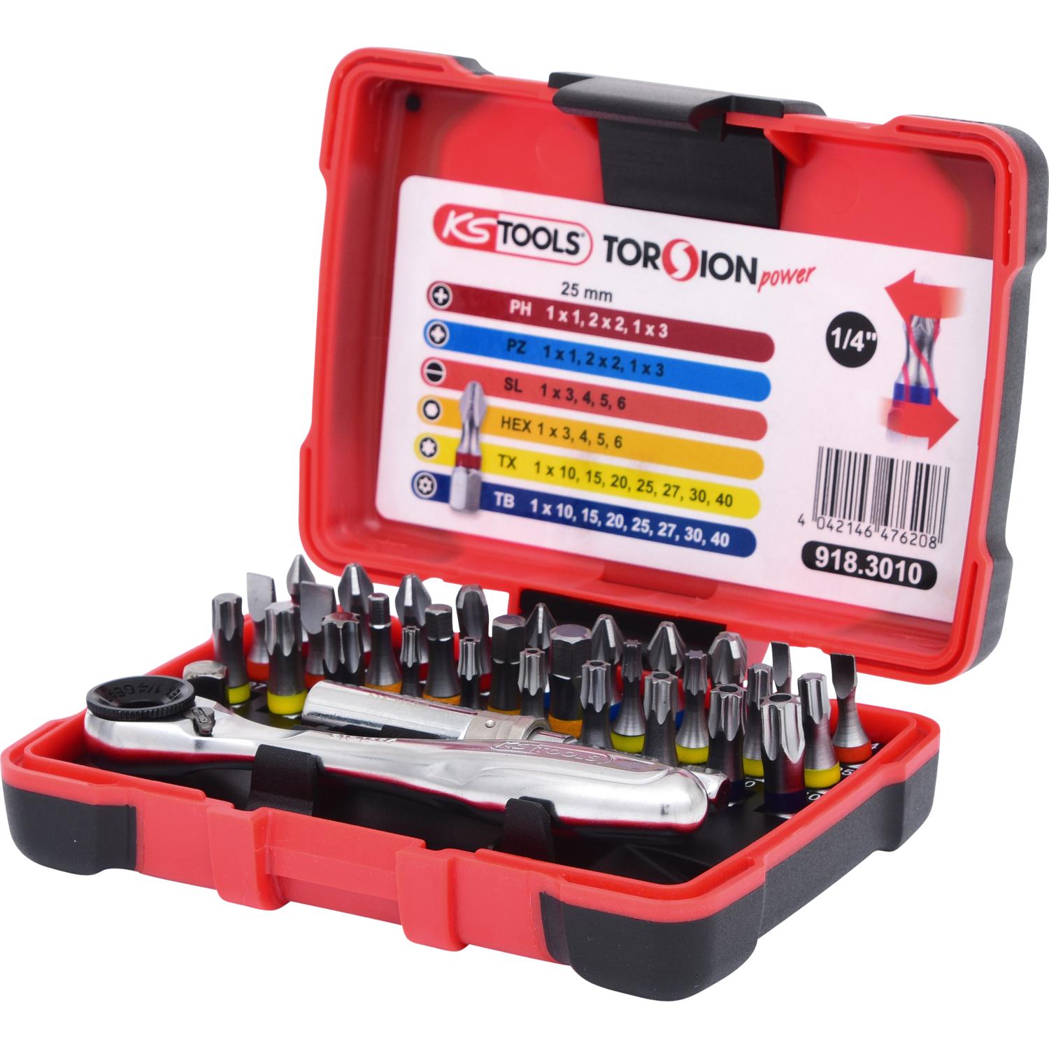 KS Tools 1/4" TORSIONpower Bit-Box, 32-tlg-2 Hauptbild
