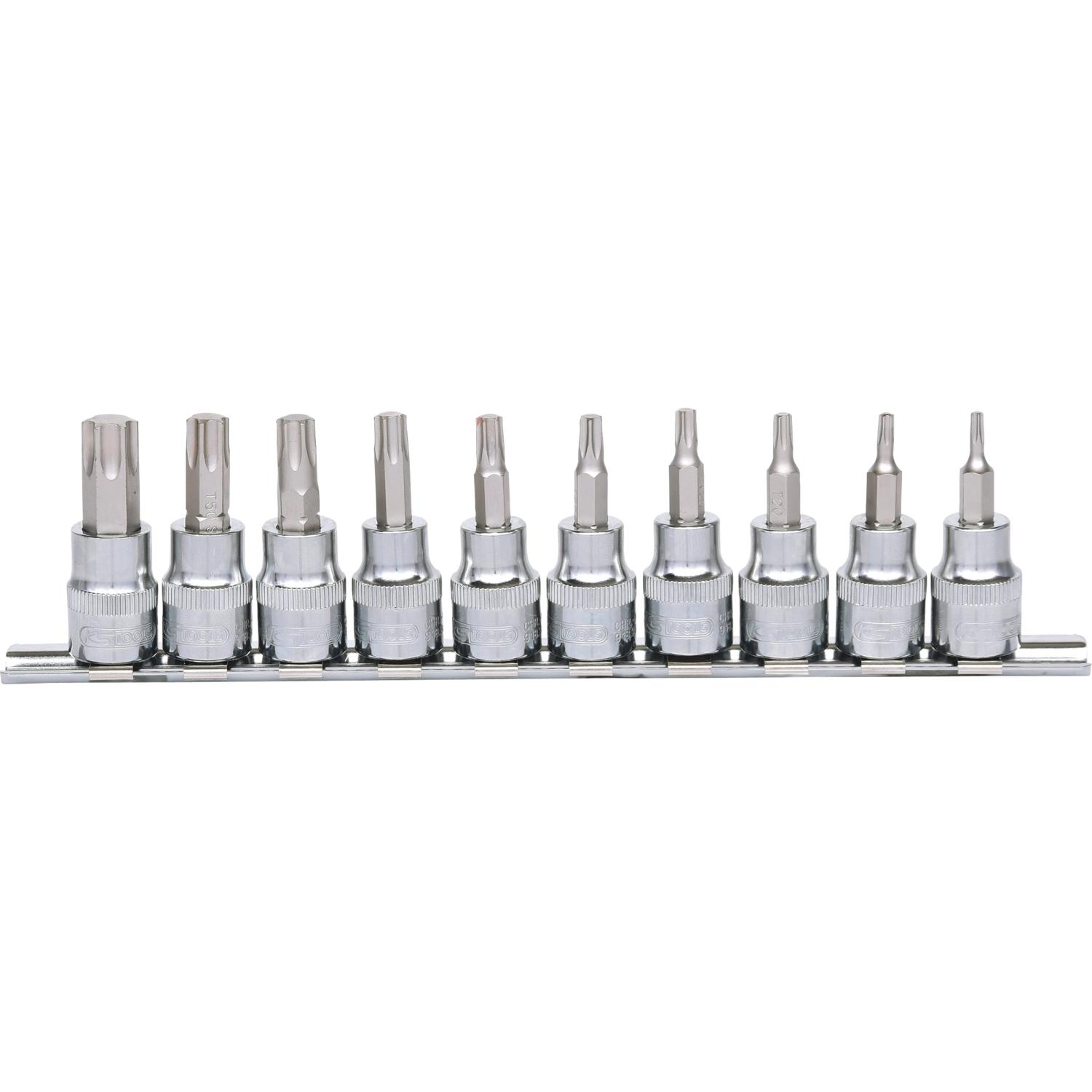 KS Tools 3/8" CHROMEplus Bit-Stecknuss-Satz Torx, 10-tlg T10-T55-1 Hauptbild