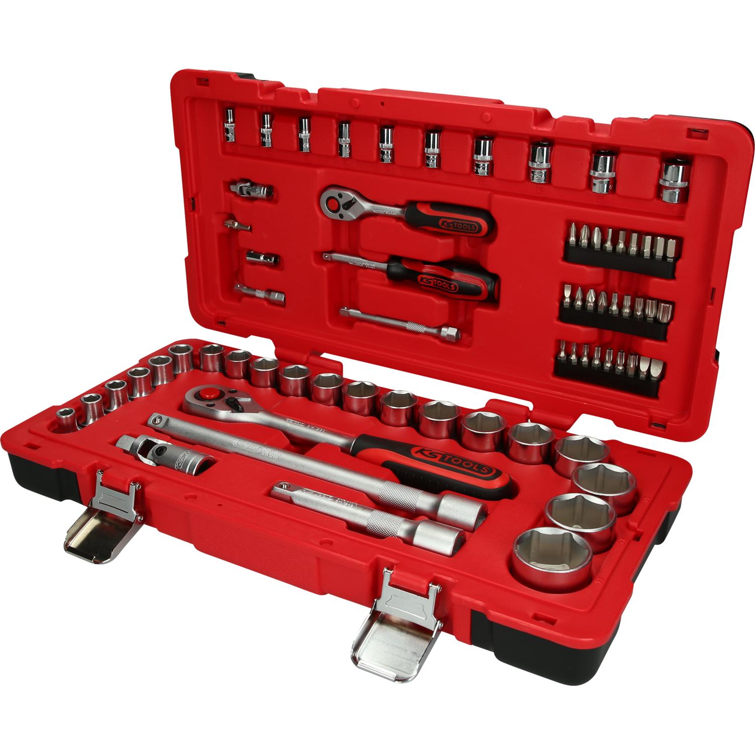 KS Tools 1/4"+1/2" Steckschlüssel-Satz, 68-tlg-1 Hauptbild
