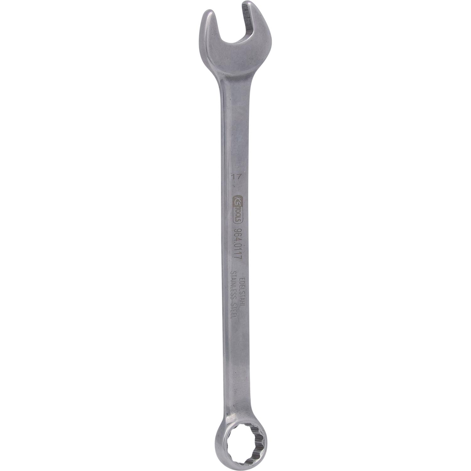 KS Tools EDELSTAHL Ringmaulschlüssel, 17mm, abgewinkelt-1 Hauptbild