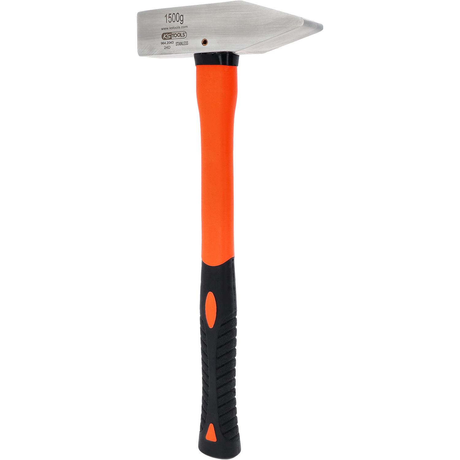KS Tools EDELSTAHL Schlosserhammer mit Fiberglasstiel, 1500g-1 Hauptbild