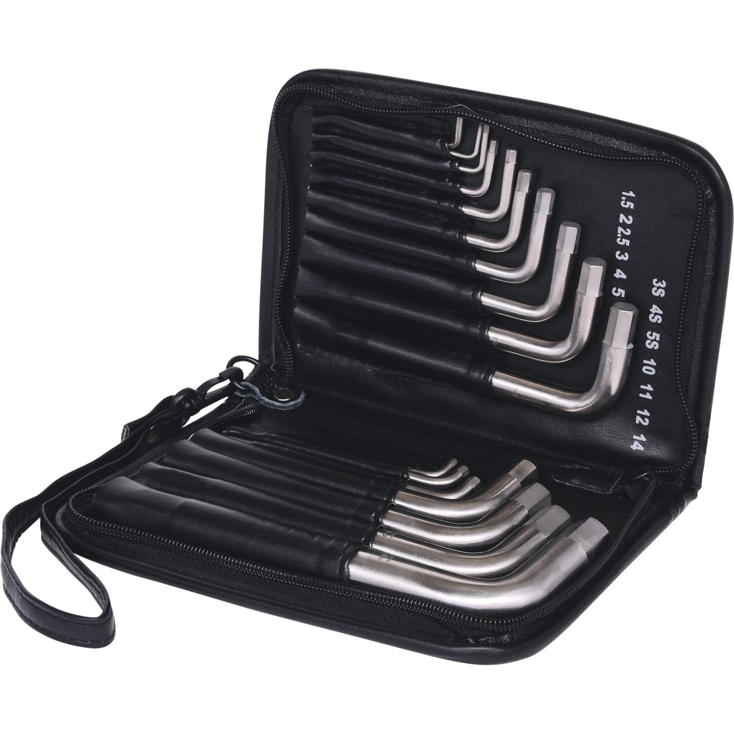 KS Tools TITANplus Winkelstiftschlüssel-Satz Innensechskant, 17-tlg-1 Hauptbild