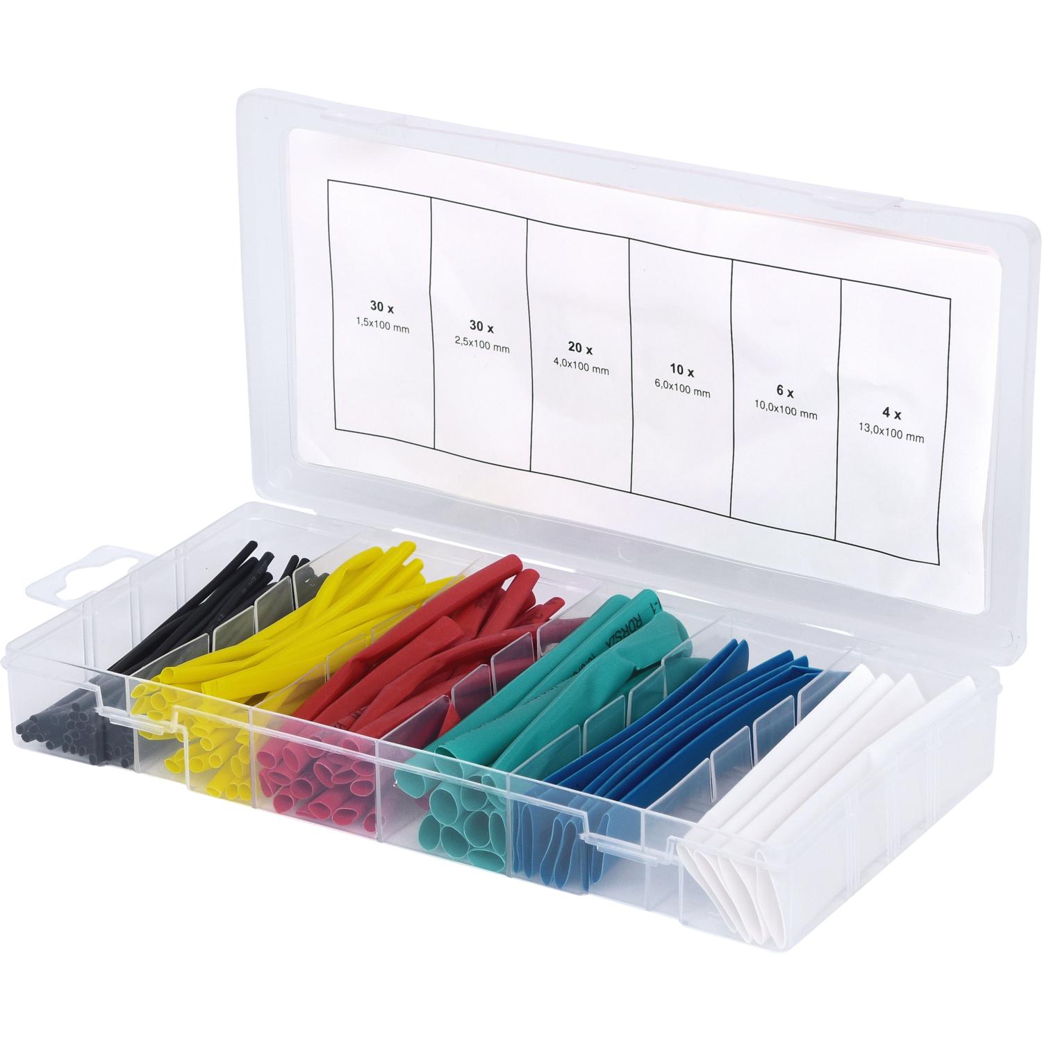 KS Tools Sortiment Schrumpfschläuche, farbig, 100-tlg-3 Hauptbild