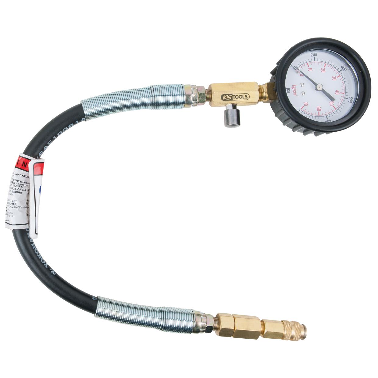 KS Tools Manometer mit Schlauch, 0-1000 psi, Ø 70 mm-1 Foto Produkt Allgemein Spezialwerkzeug Automobil