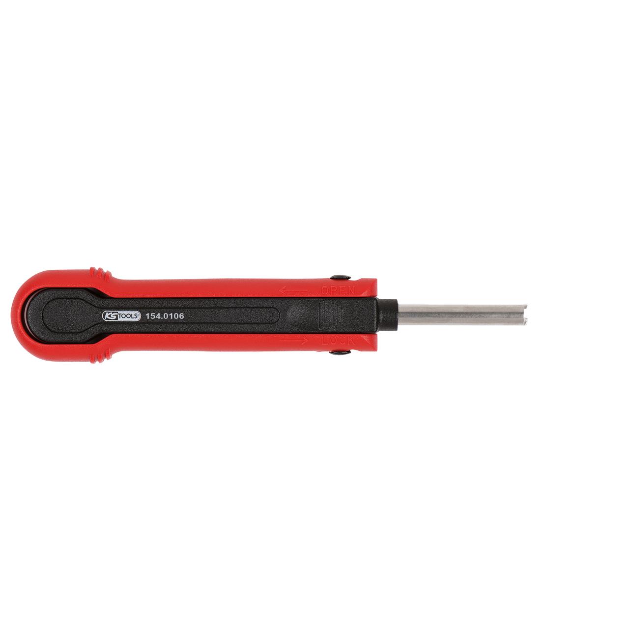 KS Tools Entriegelungswerkzeug für Flachstecker/Flachsteckhülsen 1,2 mm (AMP Tyco MQS)-1 Foto Produkt Allgemein Spezialwerkzeug Automobil